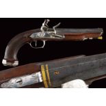 A fine officer's flintlock pistol