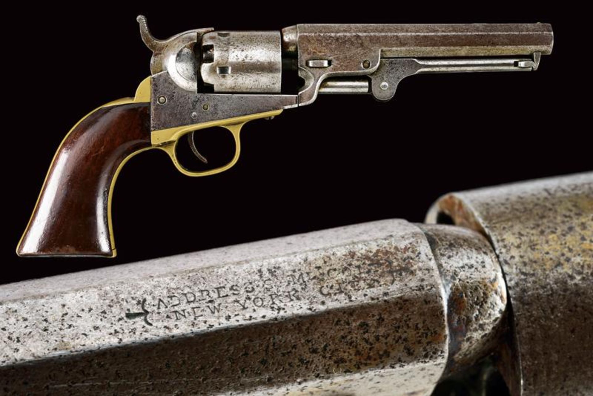 A Colt Model 1849 Pocket Revolver