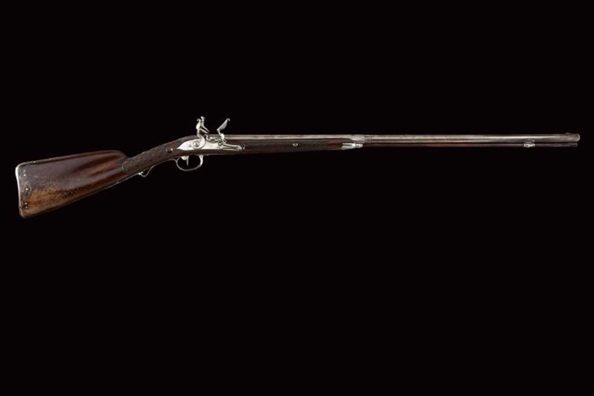 A fine flintlock gun by Ray of royal property - Image 11 of 11