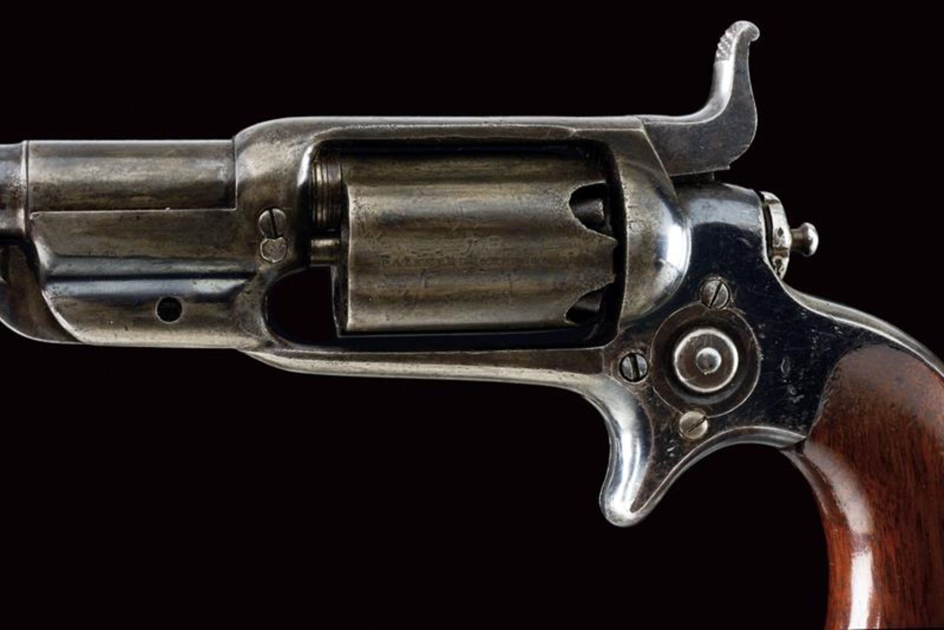 A Colt Model 1855 Sidehammer Pocket Revolver - Bild 6 aus 7