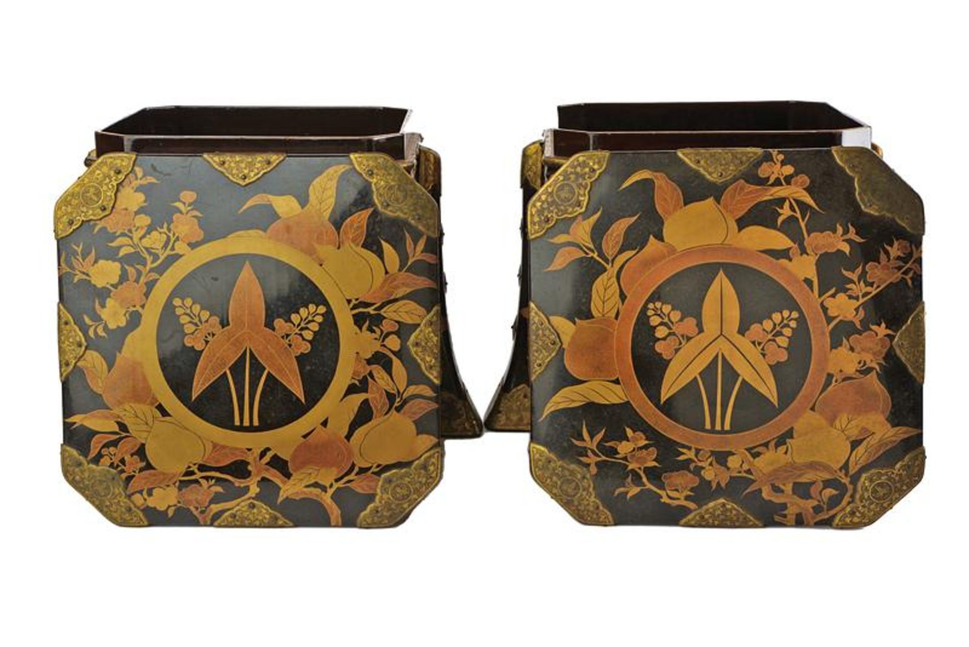 A pair of two beautiful Hokai boxes - Image 5 of 15