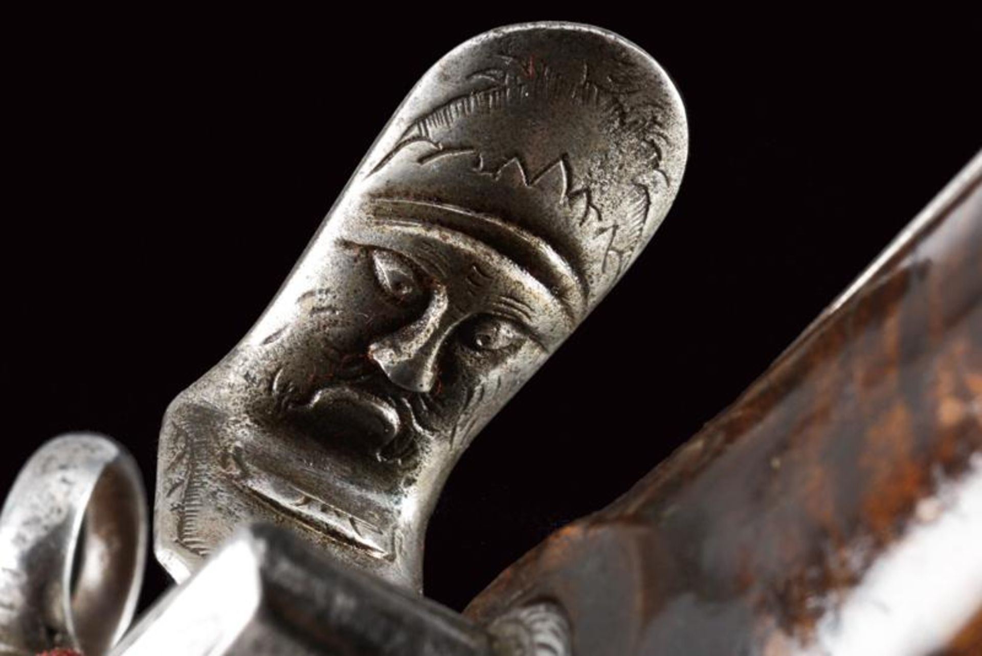 An elegant Roman-style flintlock pistol - Bild 3 aus 14