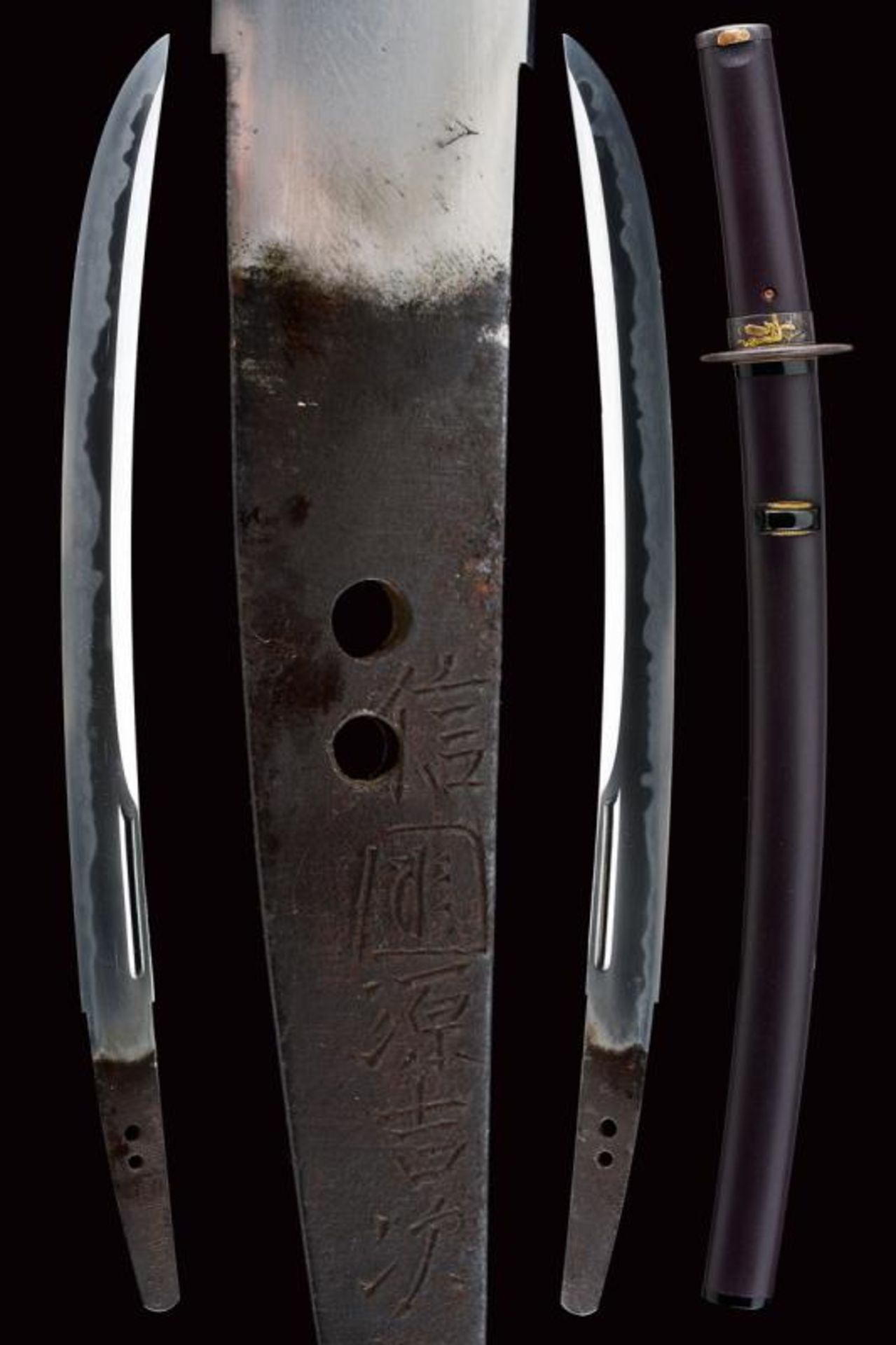 A wakizashi signed Nobu Kuni Minamoto Yoshitsugu