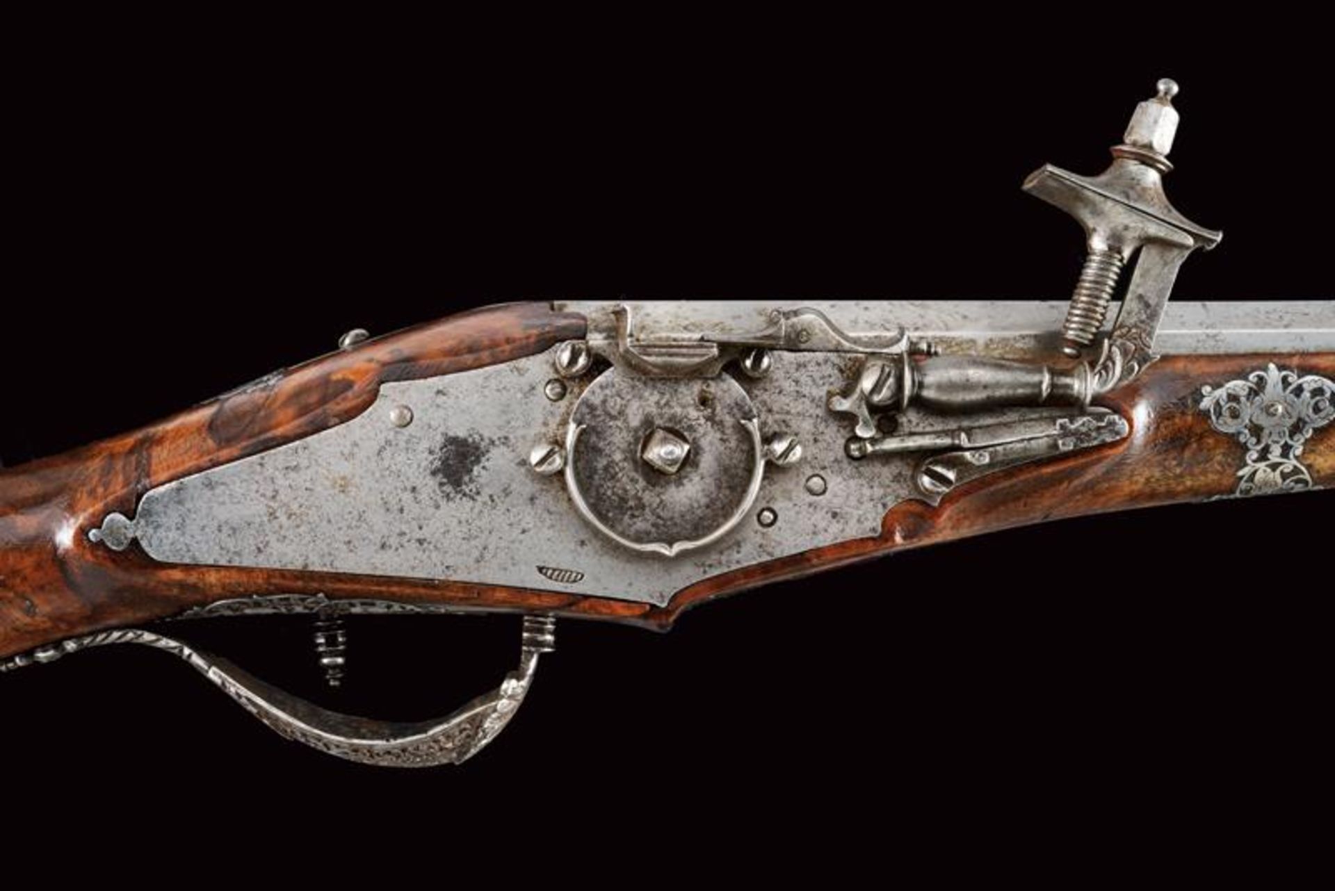 An elegant wheel lock pistol - Image 2 of 9