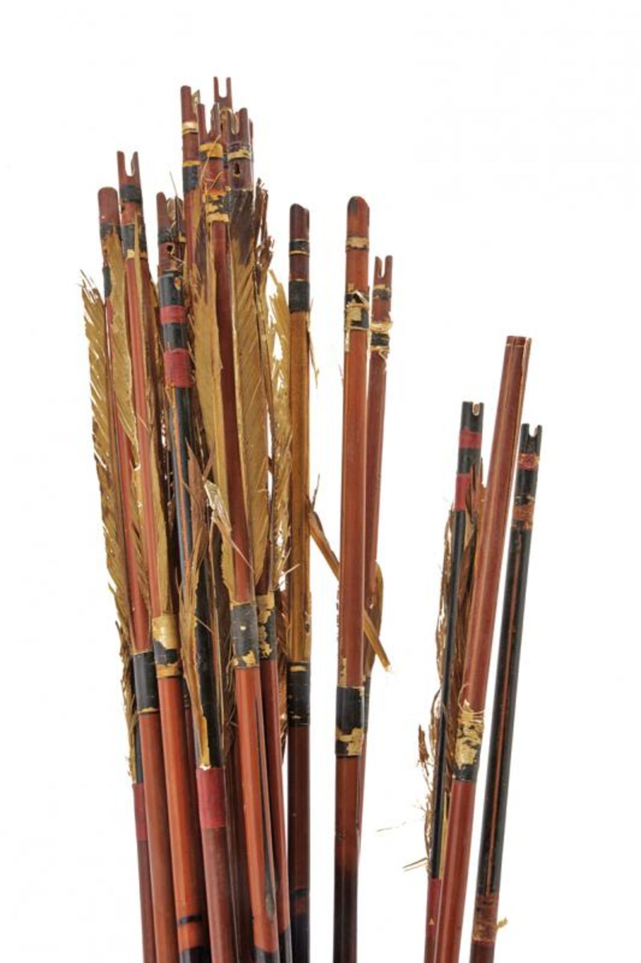 An Ustubo (quiver) with 24 arrows and a yumi (bow) - Bild 5 aus 7