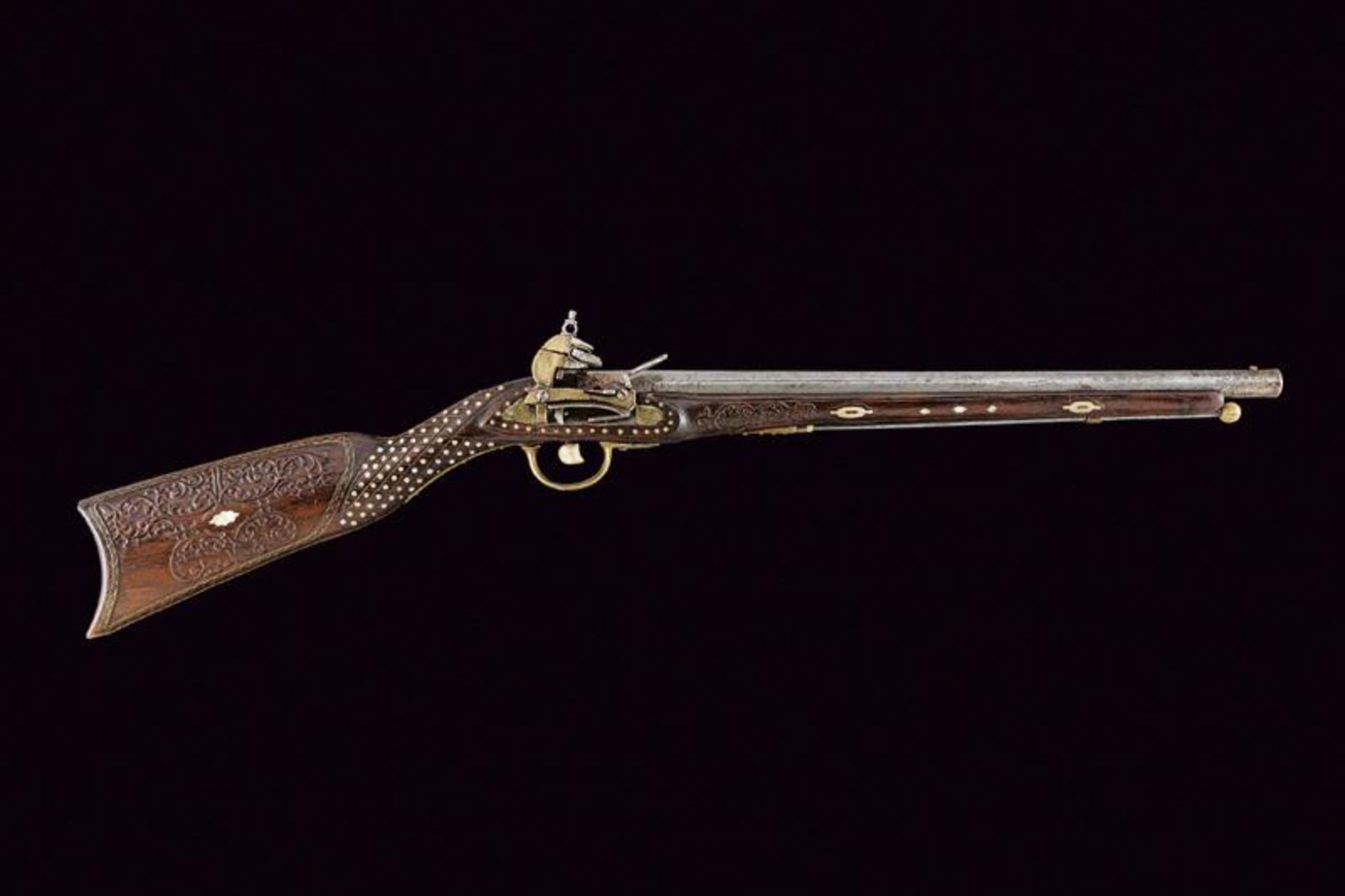 A miquelet flintlock gun - Image 8 of 8