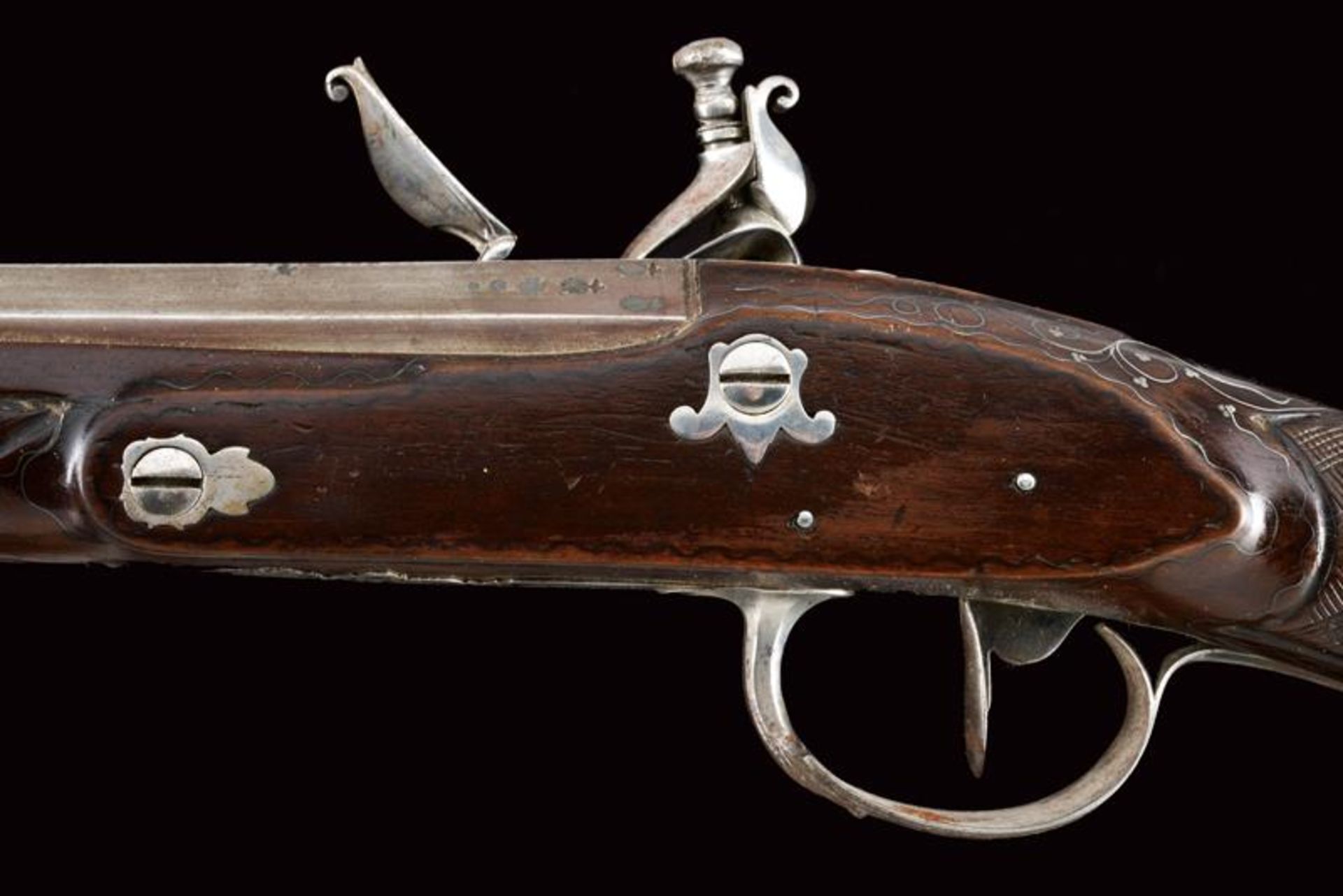 A fine flintlock gun by Ray of royal property - Image 3 of 11