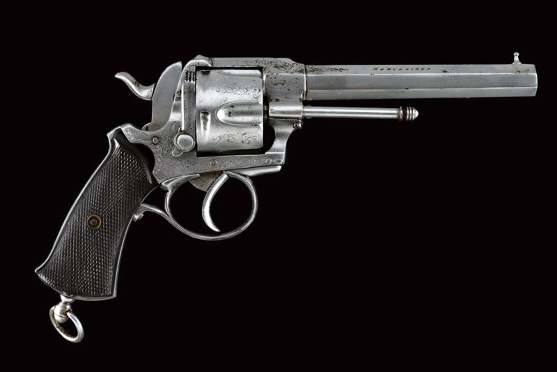 A rare centerfire revolver by Vernek y Desteves