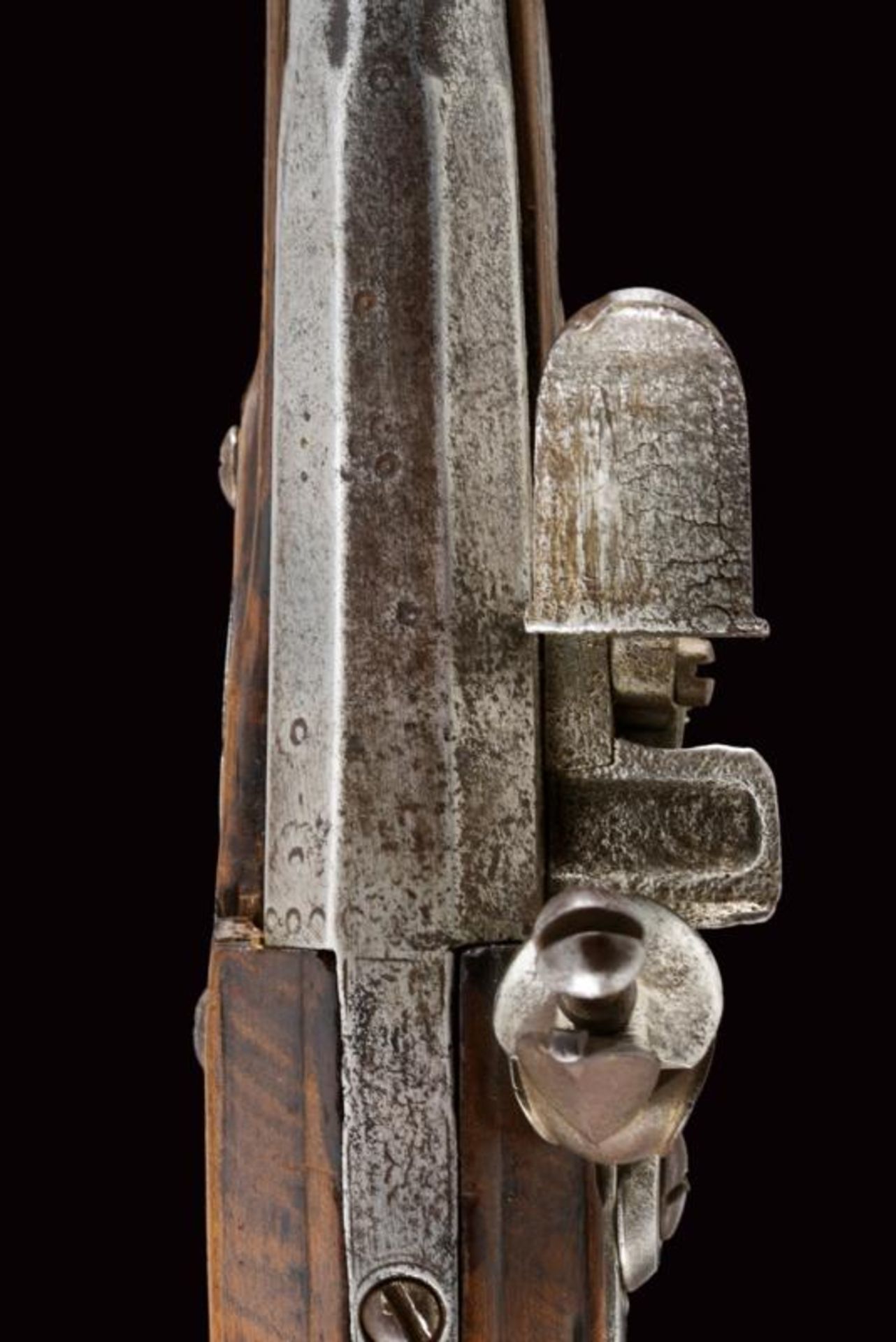 A flintlock pistol by Jean Seuts (Seux) - Bild 7 aus 9