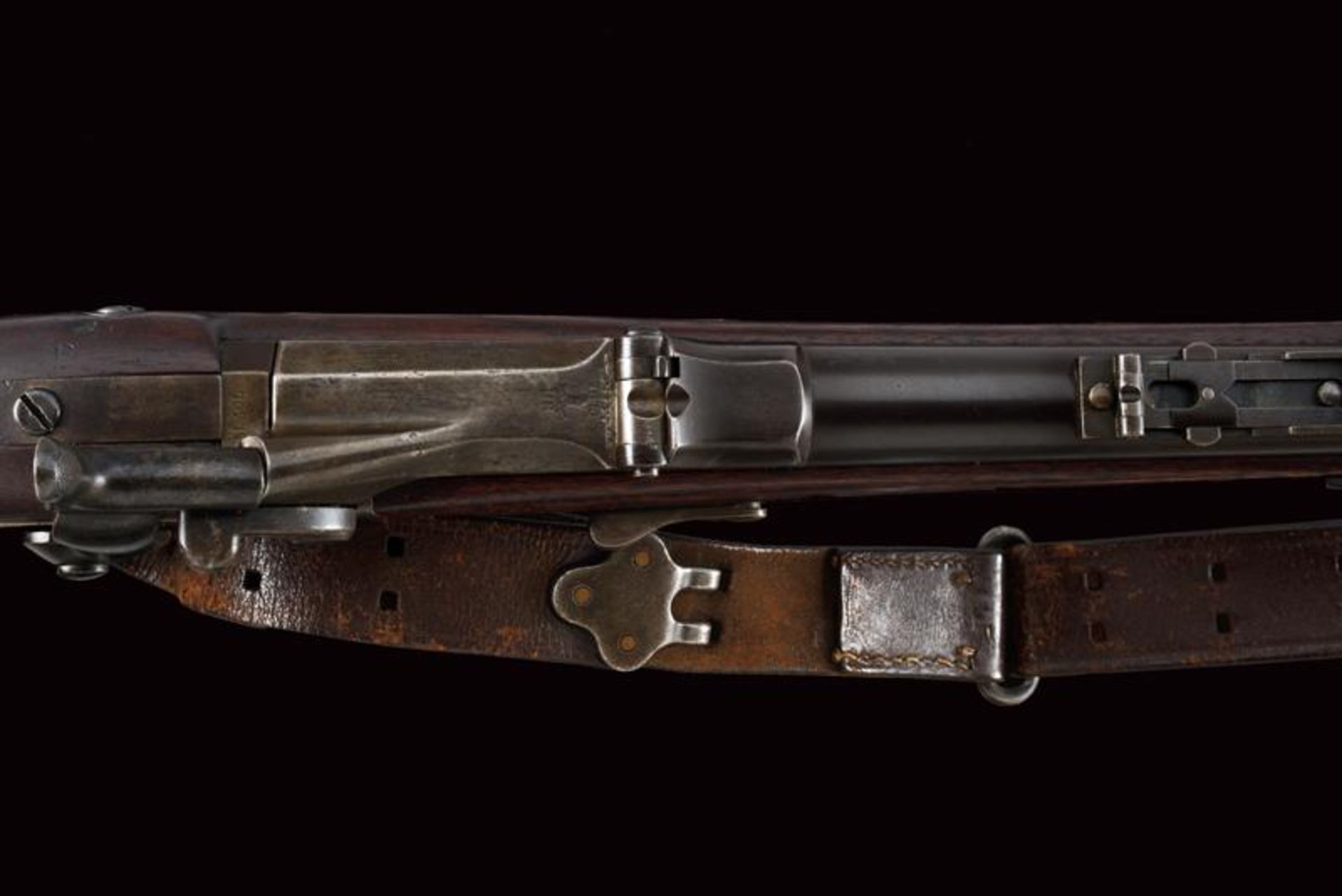 A rare 1873 model Springfield Trapdoor breechloading rifle - Bild 5 aus 10