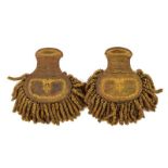 A pair of epaulettes of the Order of Saints Maurice and Lazarus