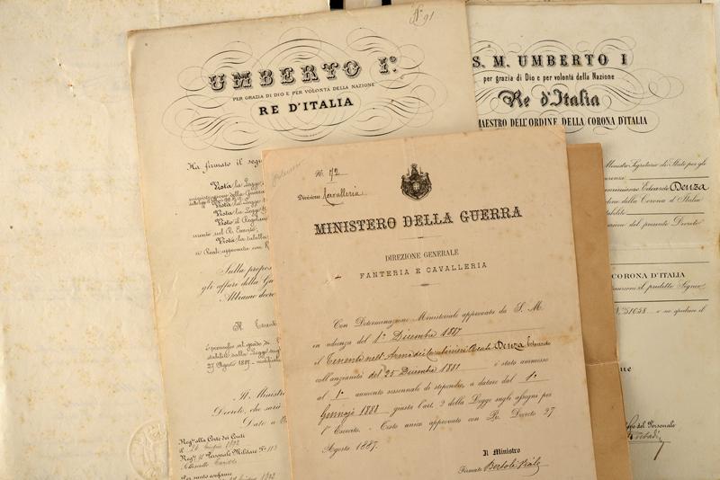 A lot of documents of Baron Edoardo Denza - Image 3 of 4