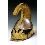 A rare cavalry helmet, epoch Charles Albert of Sardinia (1831-1849)