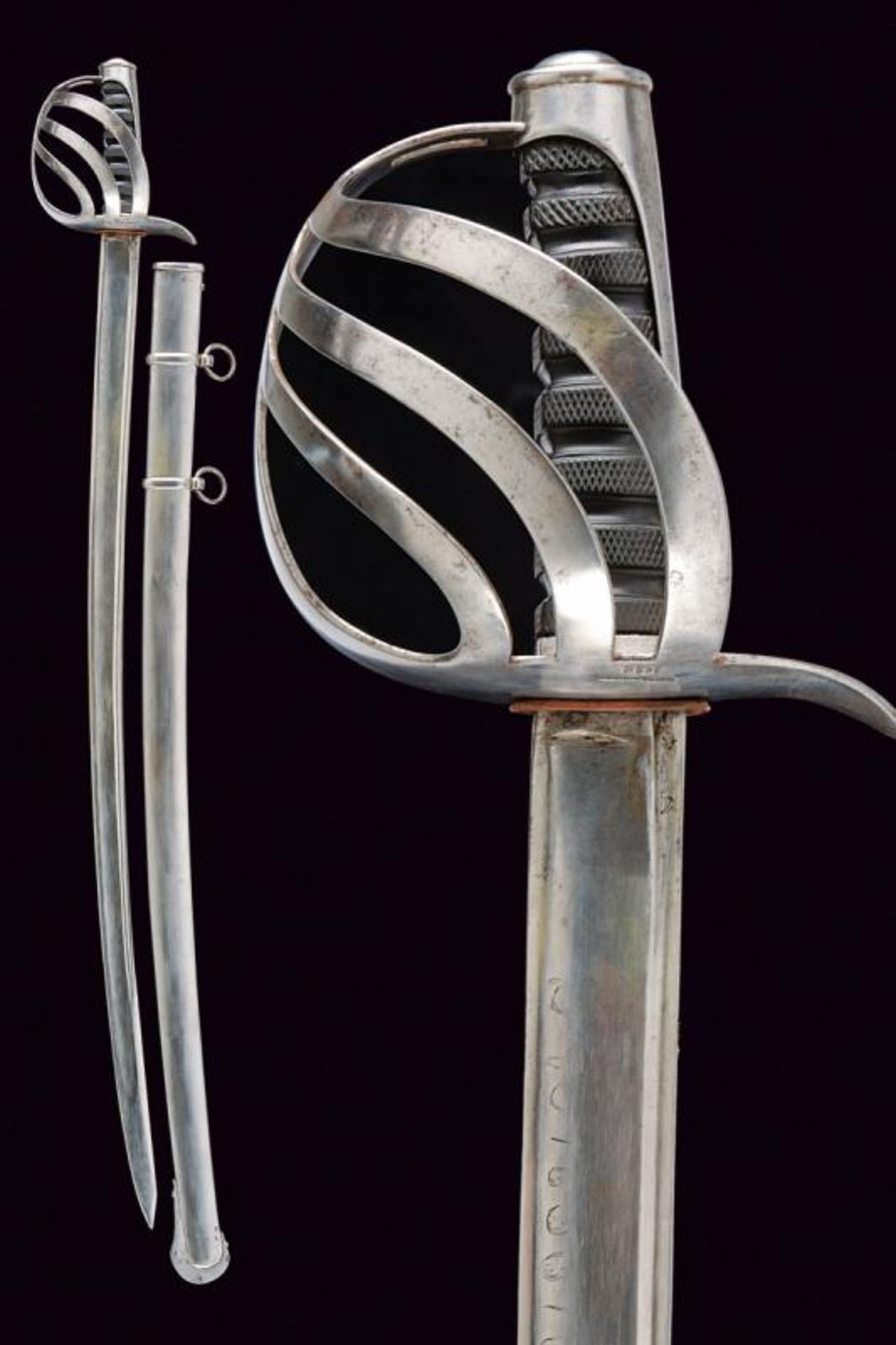 An 1864 model cavalry sabre with older blade