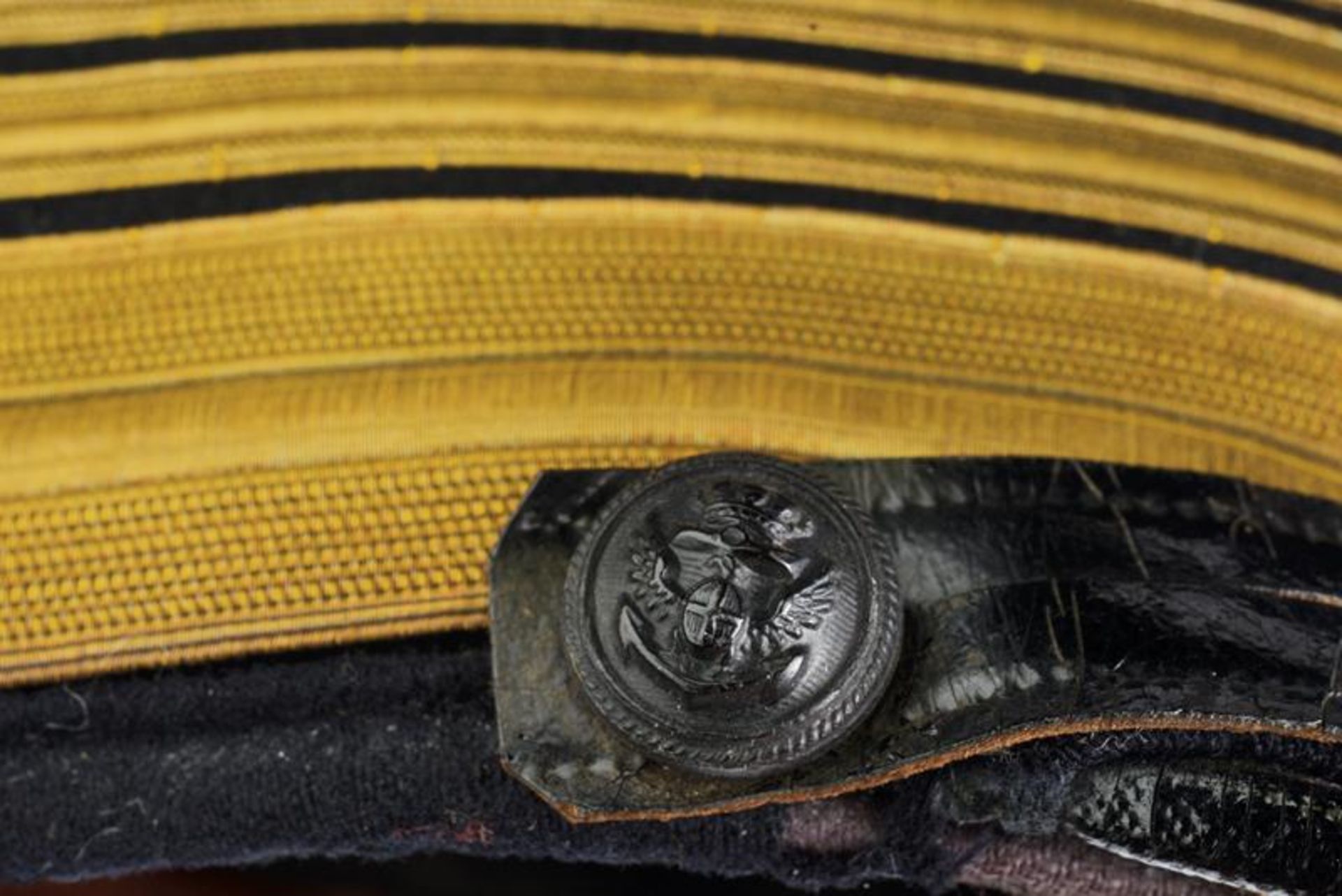 A Ship-of-the-line Captain's cap of rear admiral Camillo Candiani (1841-1919) - Image 5 of 5