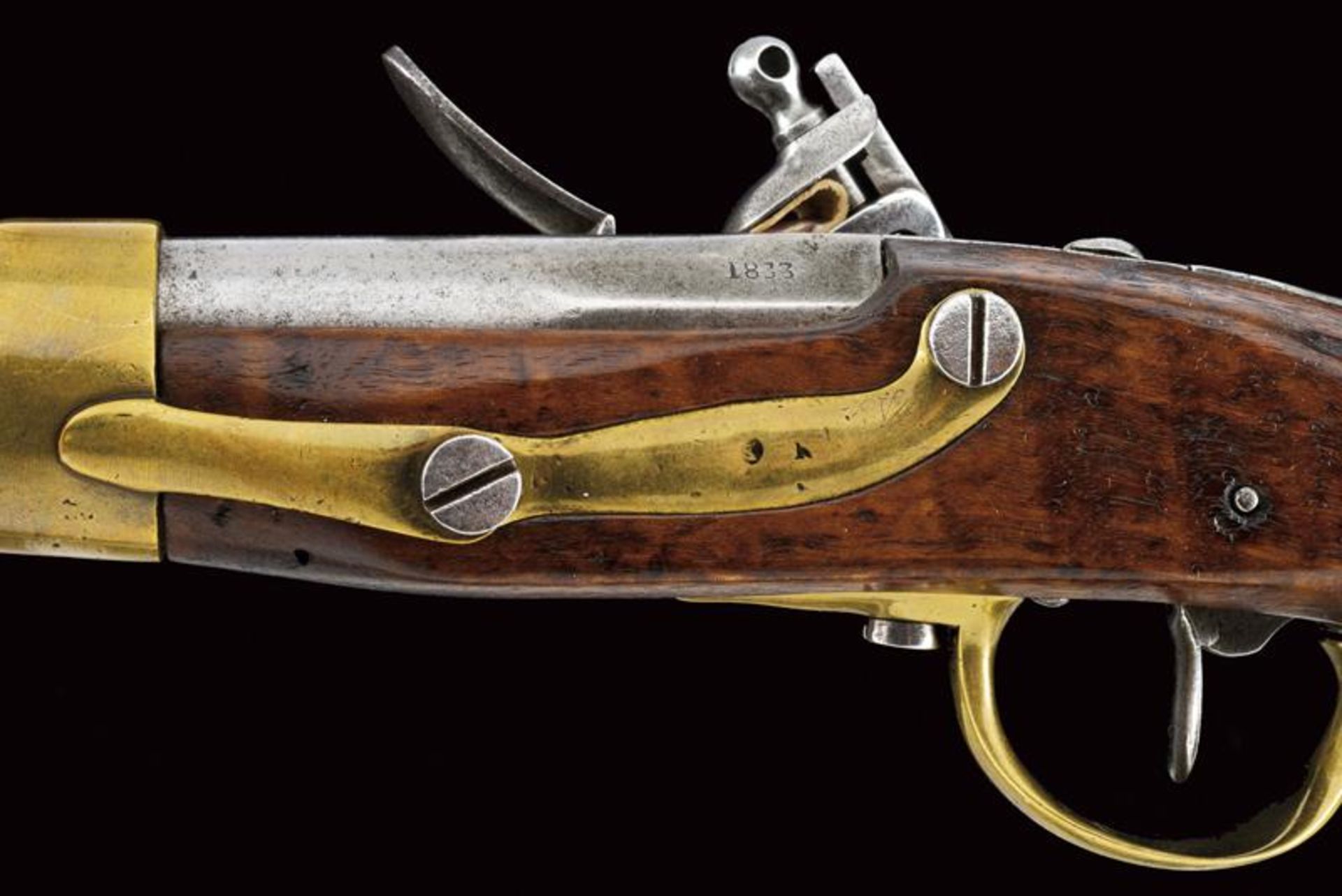 A cavalry flintlock pistol - Bild 3 aus 8