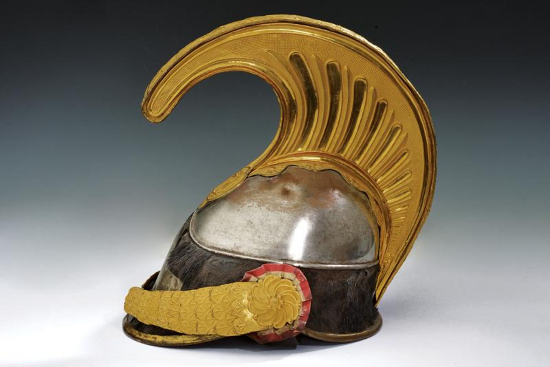 A cavalry helmet, epoch King Charles Albert of Sardinia (1831-1849) - Bild 4 aus 5