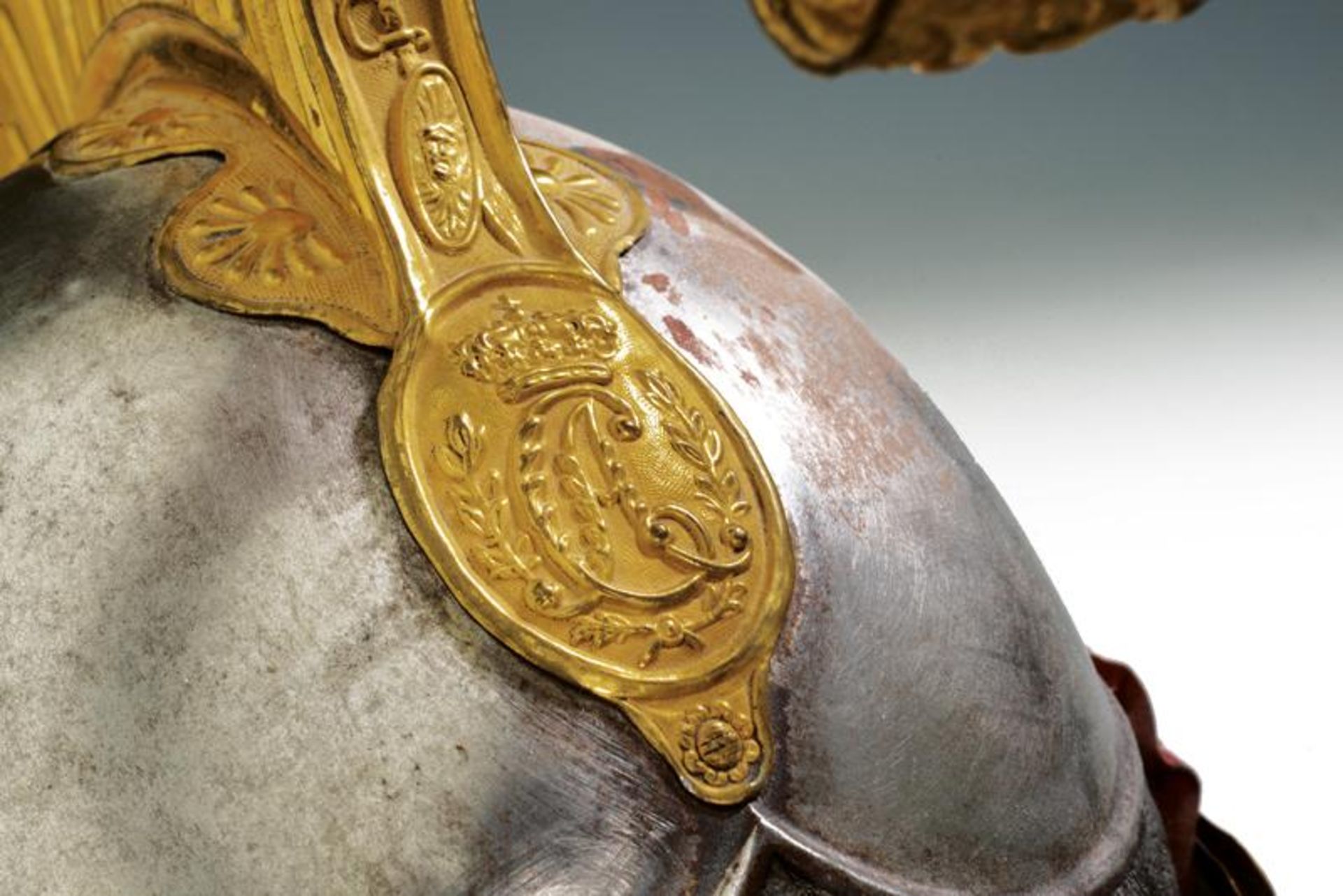 A cavalry helmet, epoch King Charles Albert of Sardinia (1831-1849) - Bild 2 aus 5