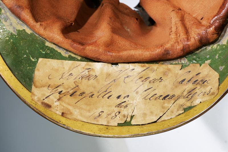 Rests of an 1848/49 model Chevauleger officer's helmet - Image 3 of 4