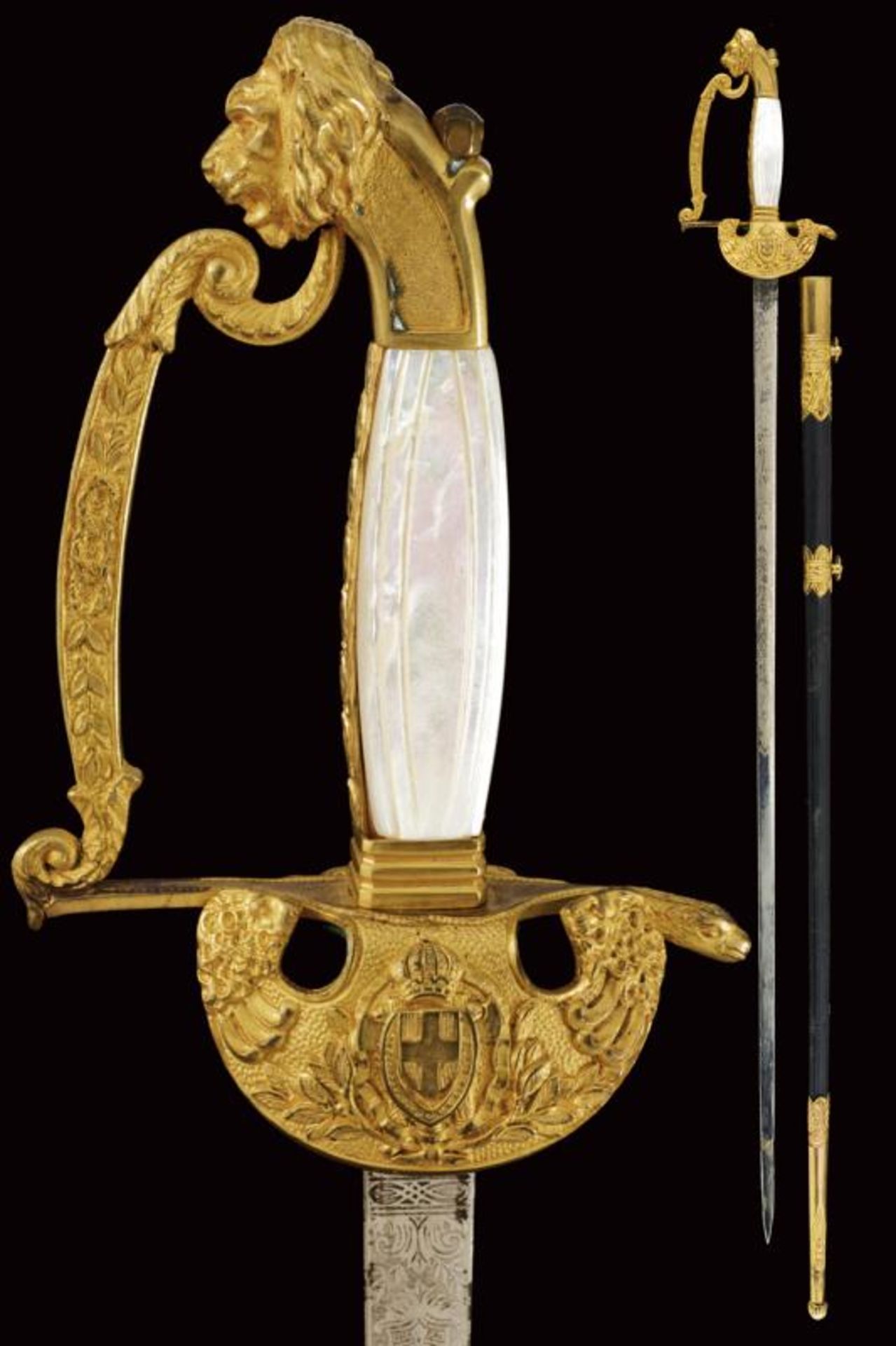 A Senator's small sword from the property of Francesco Dentice Di Accadia