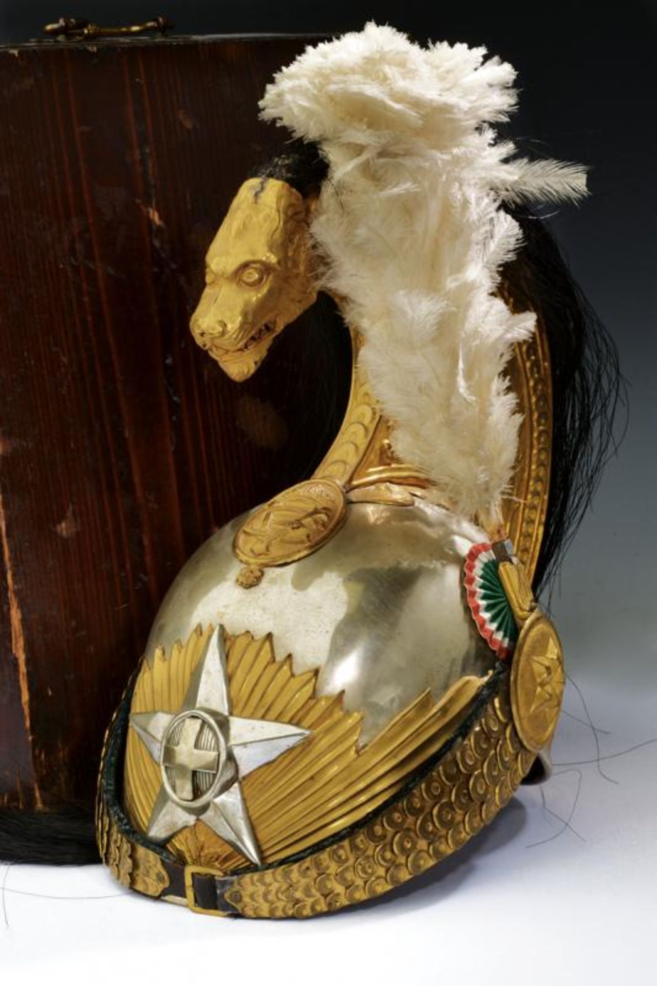 A beautiful cuirassier officer's helmet