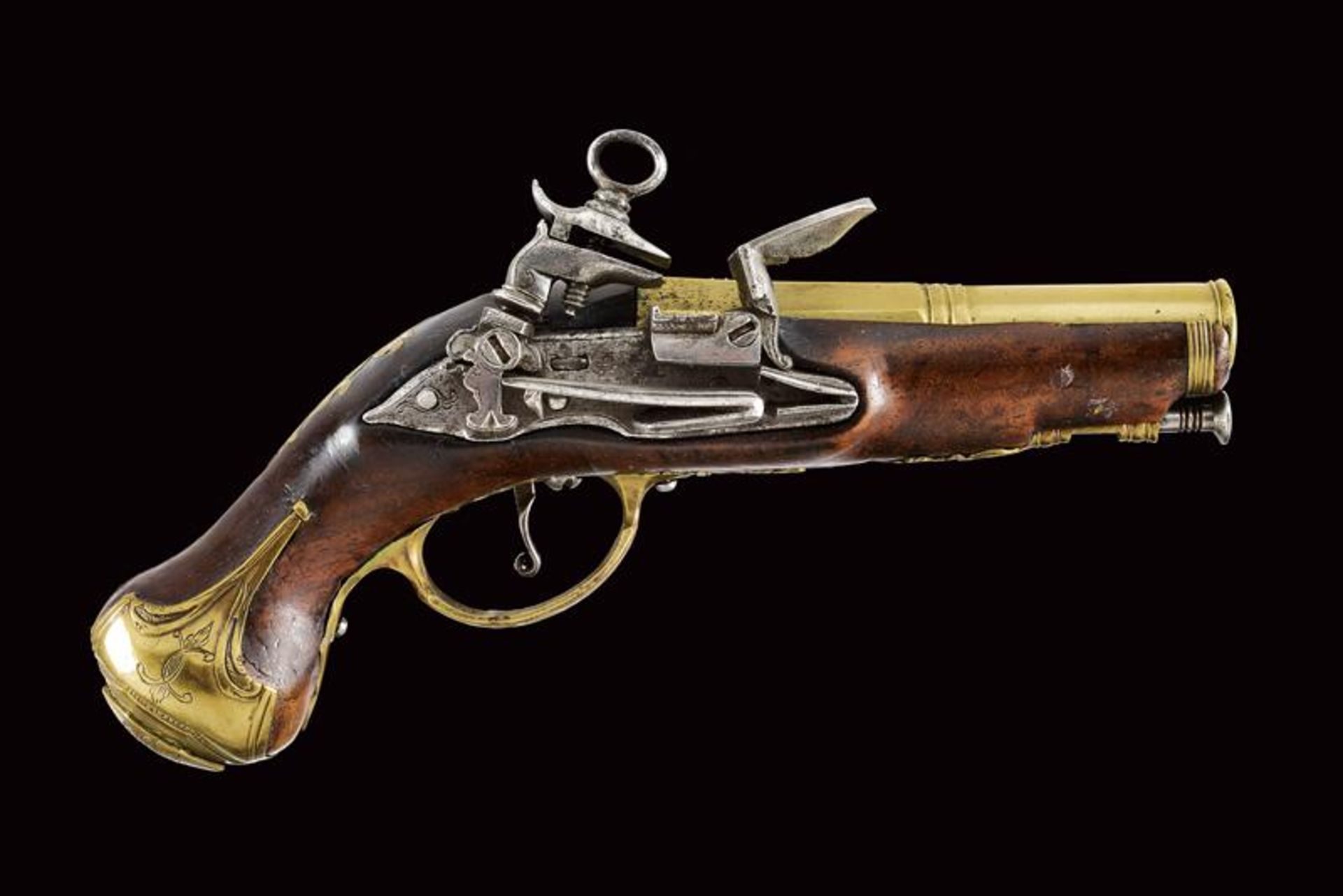 A fine miquelet lock traveling pistol