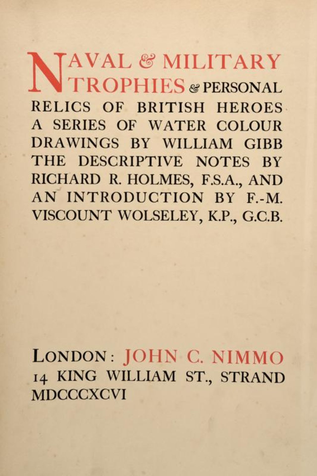 Gibb, William / Holmes, R. Richard