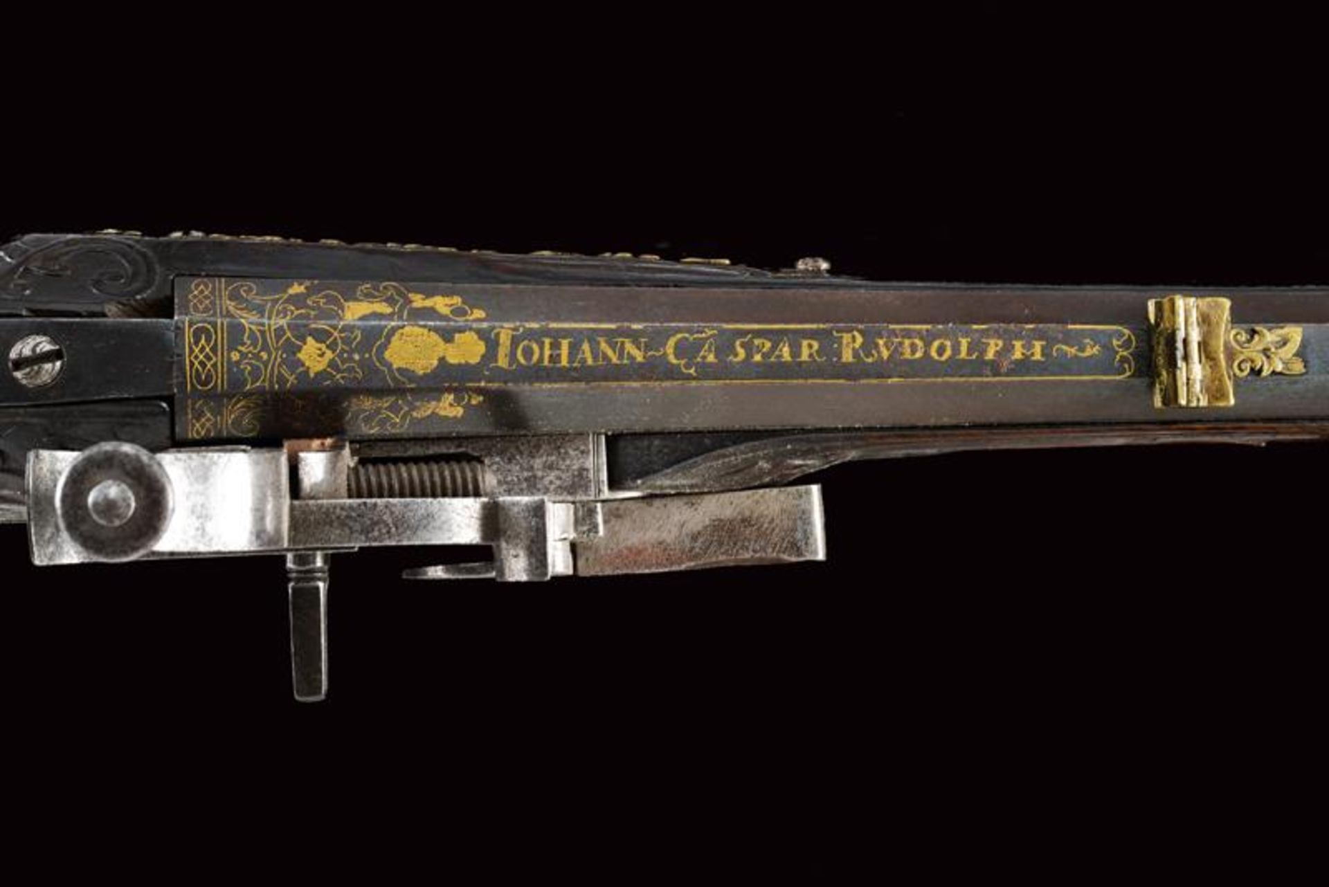 A fine wheel-lock gun by Johann Caspar Rudolph - Bild 2 aus 14