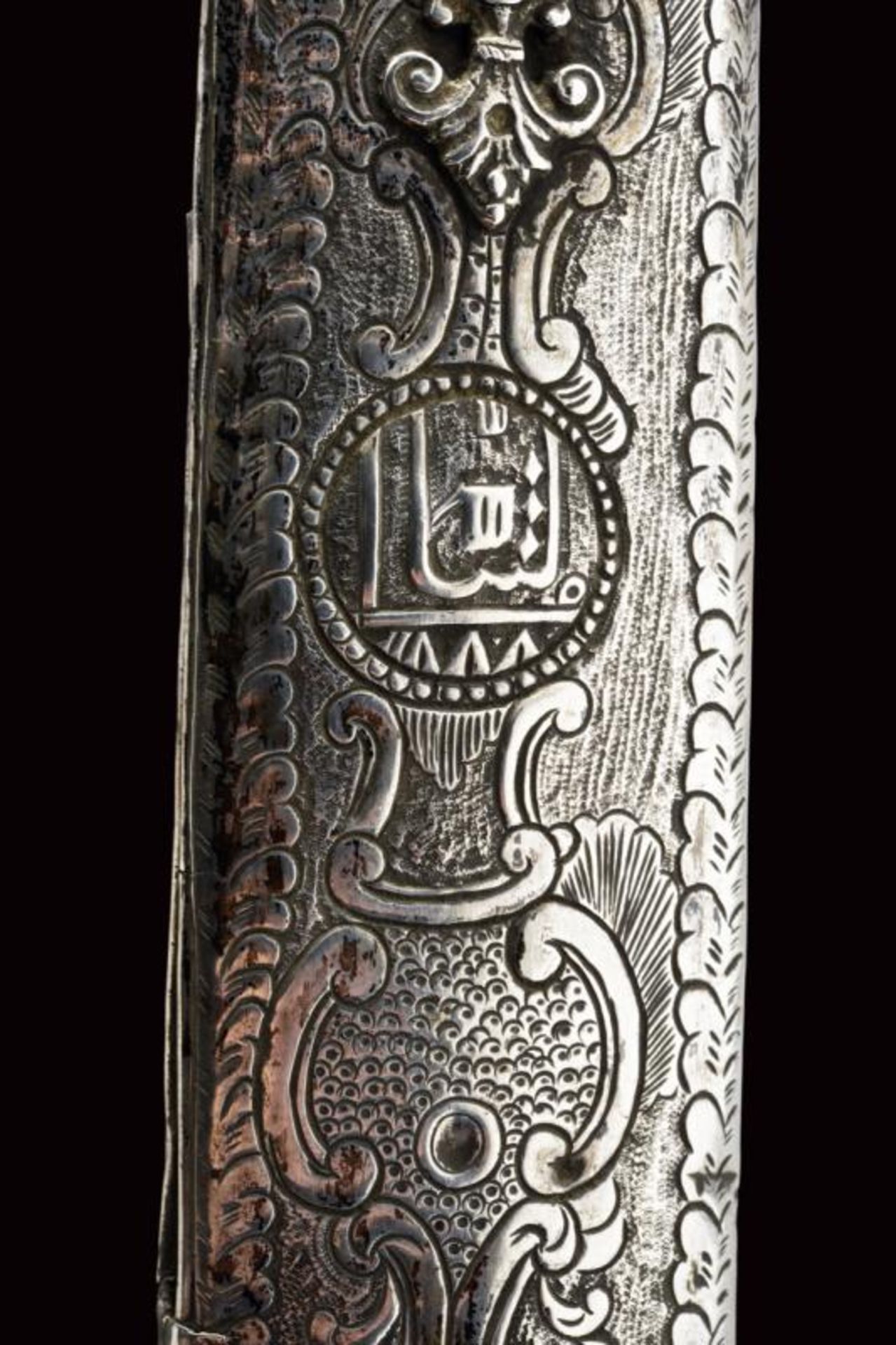 A silver-mounted shamshir - Bild 2 aus 5