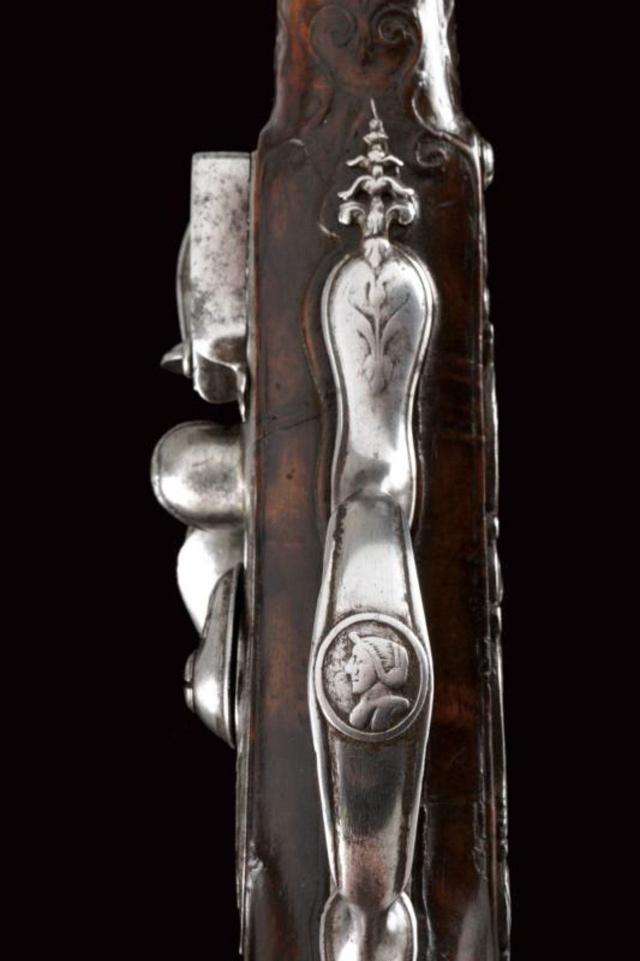 A pair of flintlock pistols by Starbus - Image 5 of 10