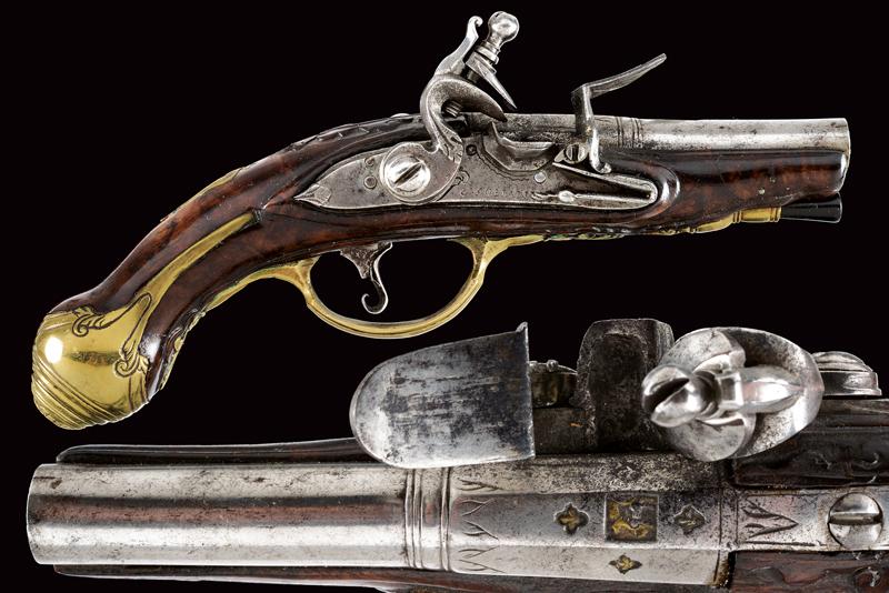 A flintlock traveling pistol by Sollani