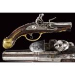 A flintlock traveling pistol by Sollani