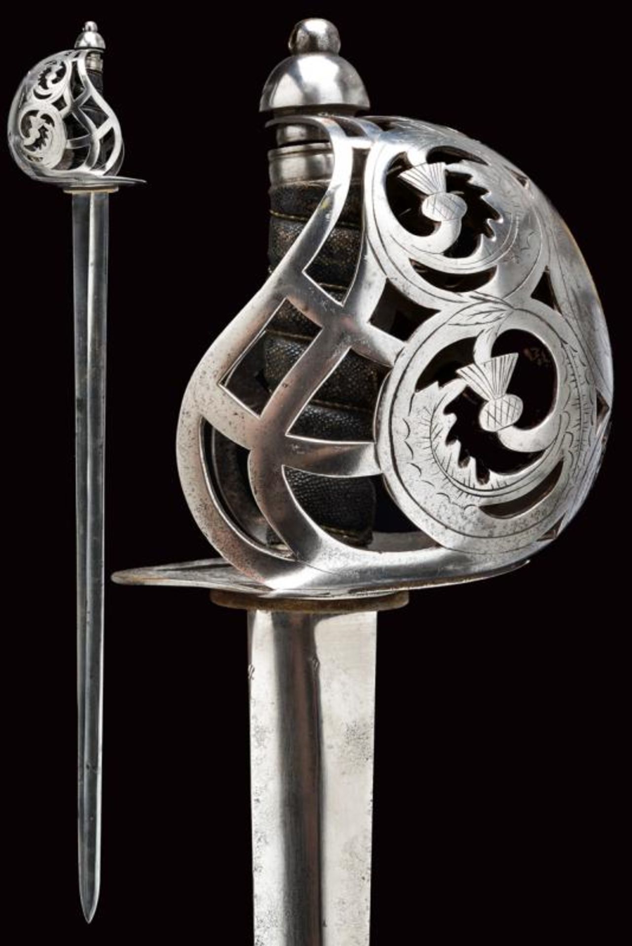 A rare basket-hilted sword for an officer of the 116th Rgt. Breadalbane Fencibles