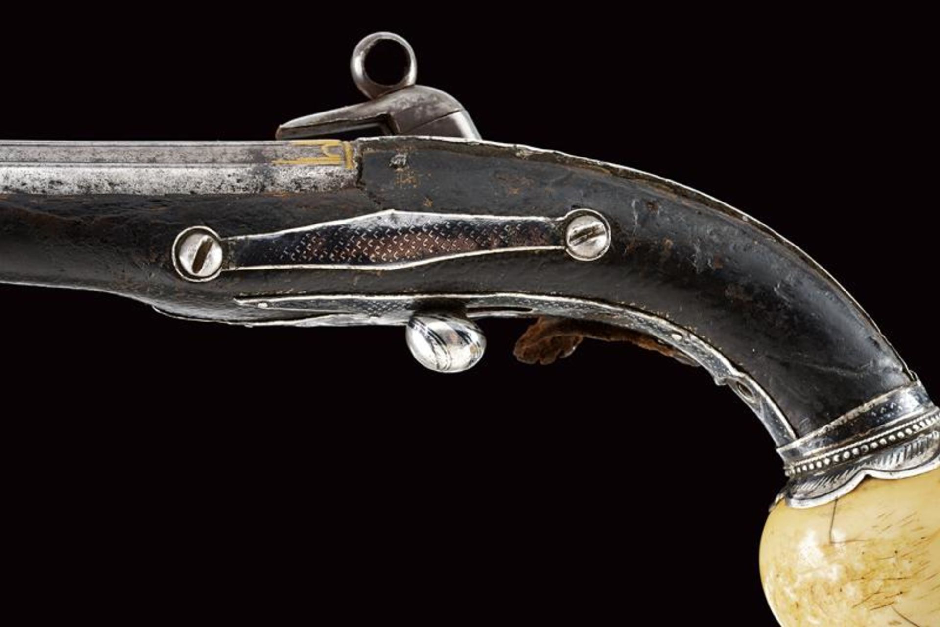 A fine cossack's flintlock pistol - Bild 10 aus 11