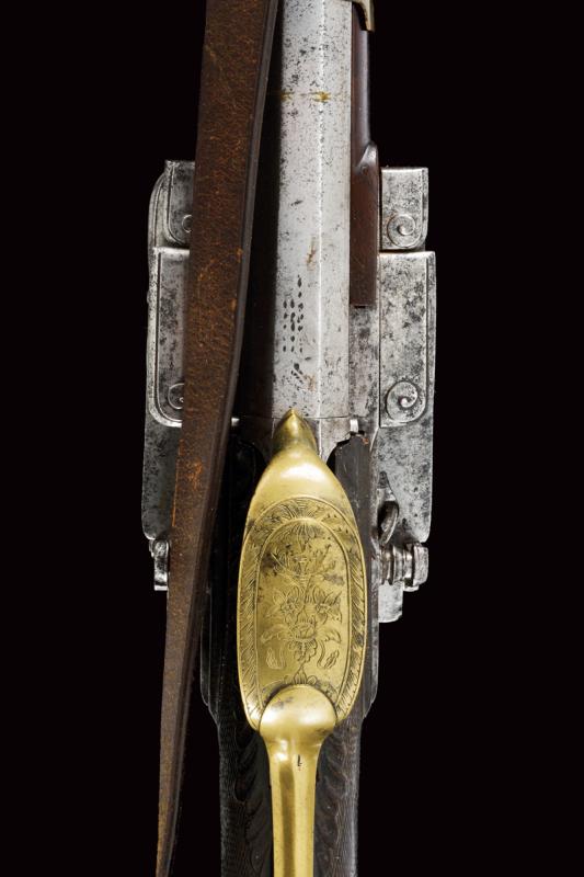 A rare and interesting over and under barreled miquelet lock gun by Matteo Car - Image 12 of 13