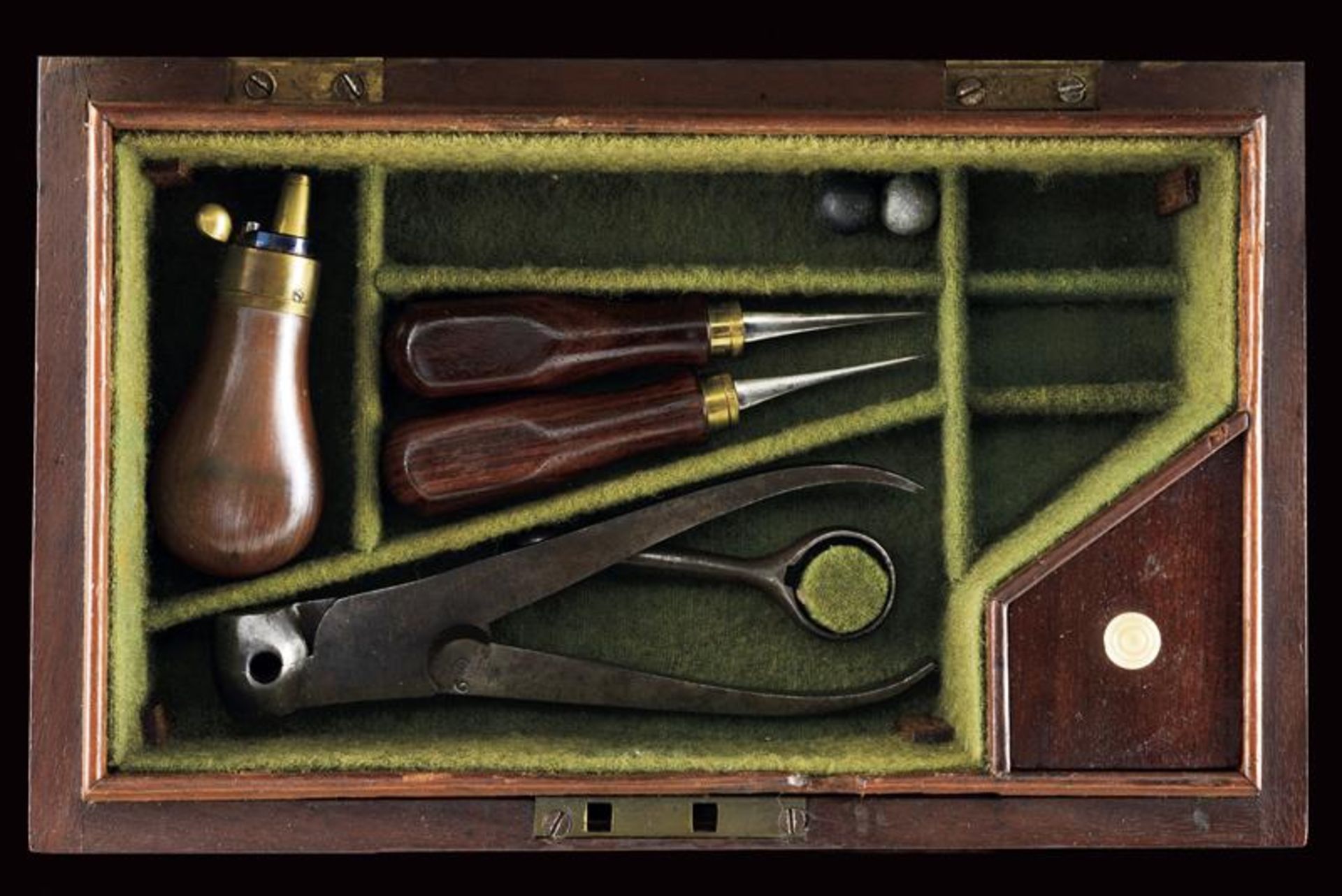 A beautiful and rare pair of cased flintlock pocket pistols by Egg - Bild 6 aus 9