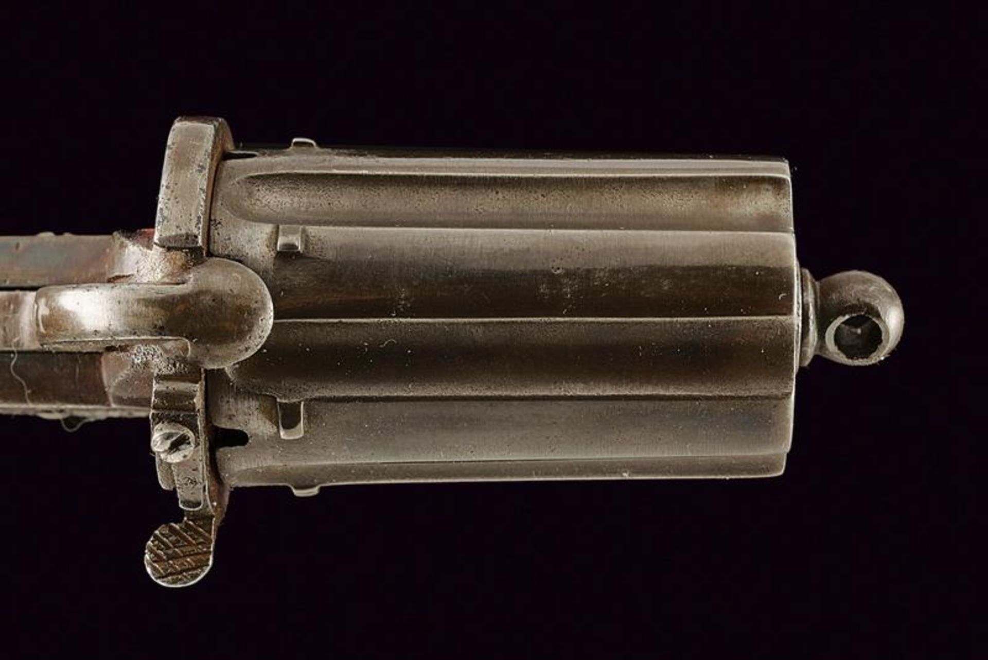 A pin-fire pepperbox revolver - Bild 3 aus 4