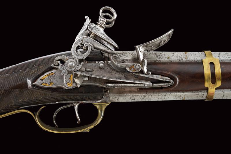 A rare and interesting over and under barreled miquelet lock gun by Matteo Car - Image 11 of 13