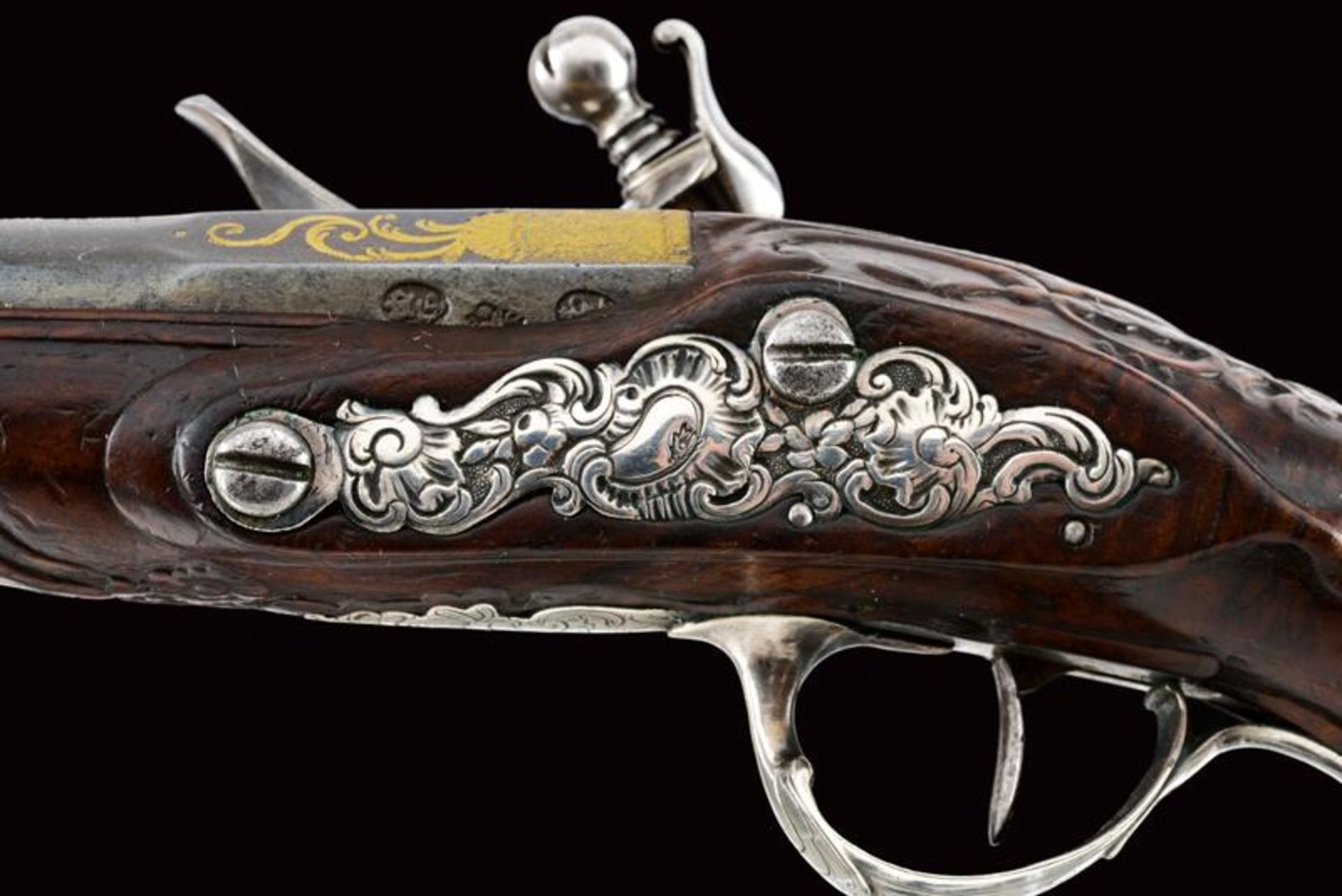 A pair of beautiful traveling flintlock pistols by Jean Lepage - Image 7 of 8