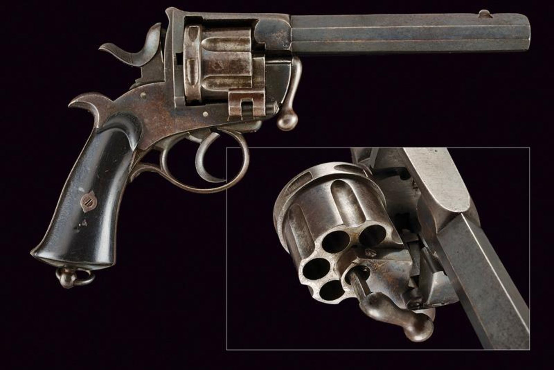 A rare and interesting centerfire revolver by J. Lacroix