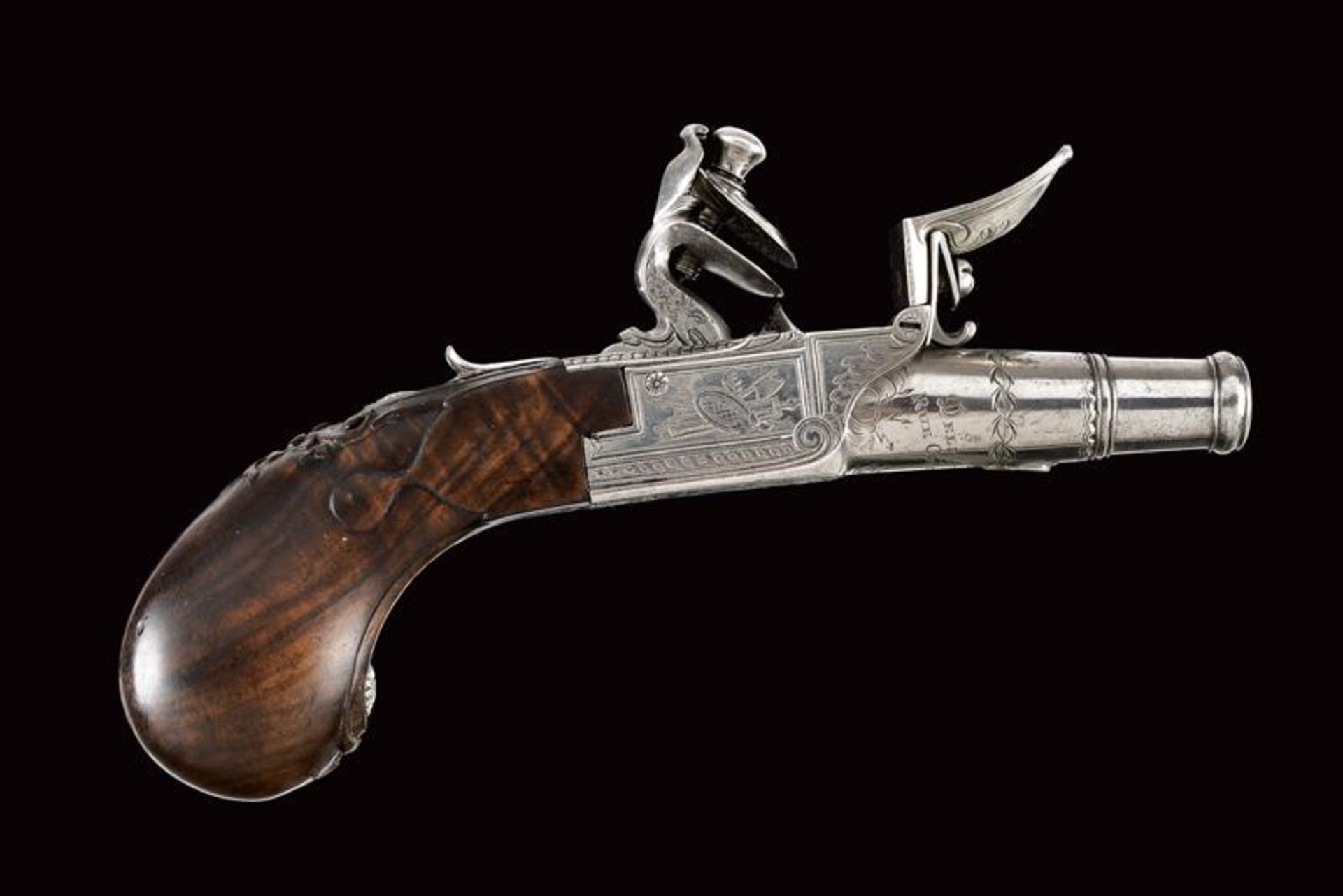 A beautiful flintlock pocket pistol by Delety - Image 8 of 8