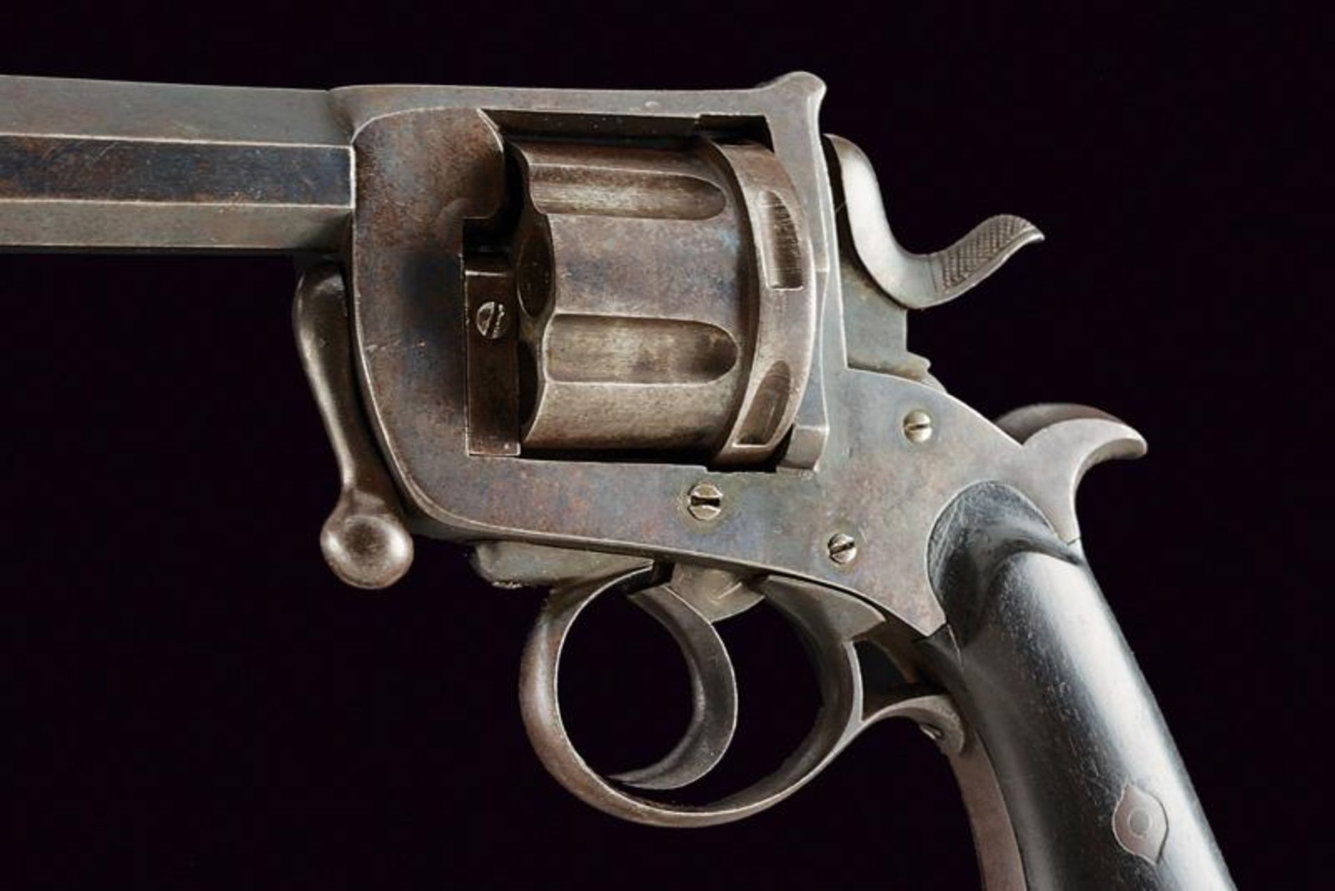 A rare and interesting centerfire revolver by J. Lacroix - Bild 2 aus 7