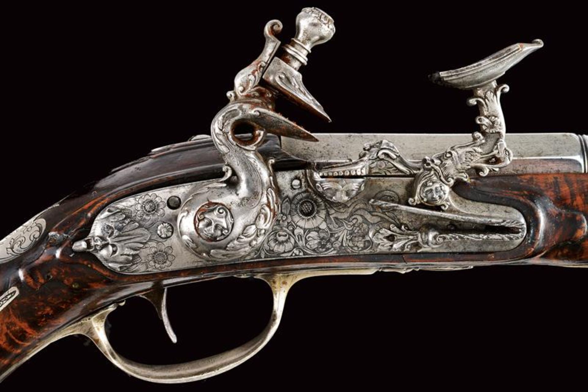 A fine snaphaunce lock pistol by Acqua Fresca - Bild 10 aus 13