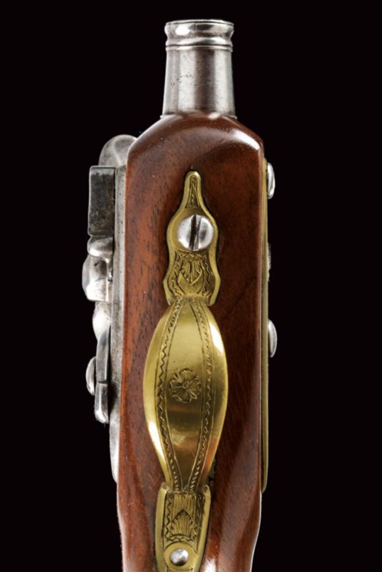 A rare and small flintlock pistol - Image 6 of 7