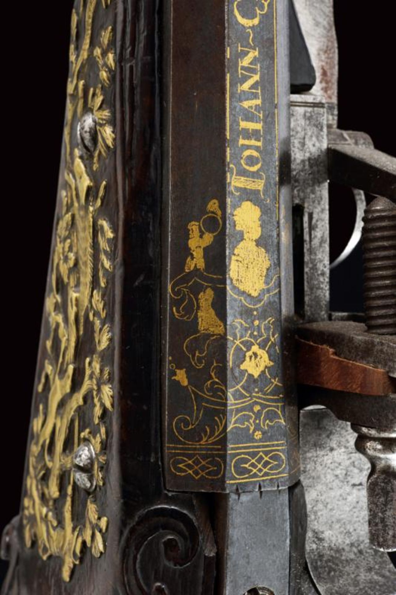 A fine wheel-lock gun by Johann Caspar Rudolph - Image 5 of 14