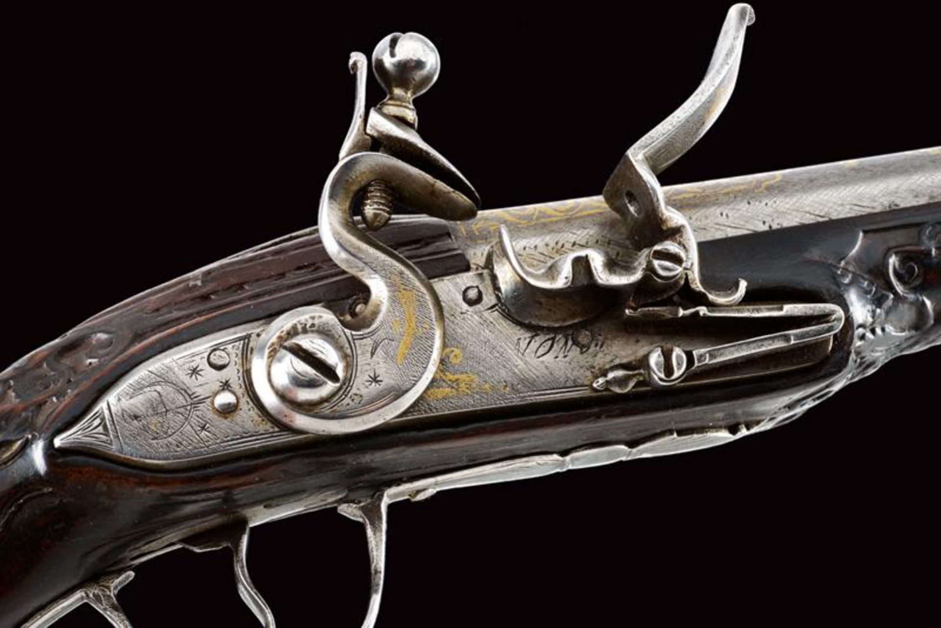 A fine pair of flintlock pistols - Bild 3 aus 9