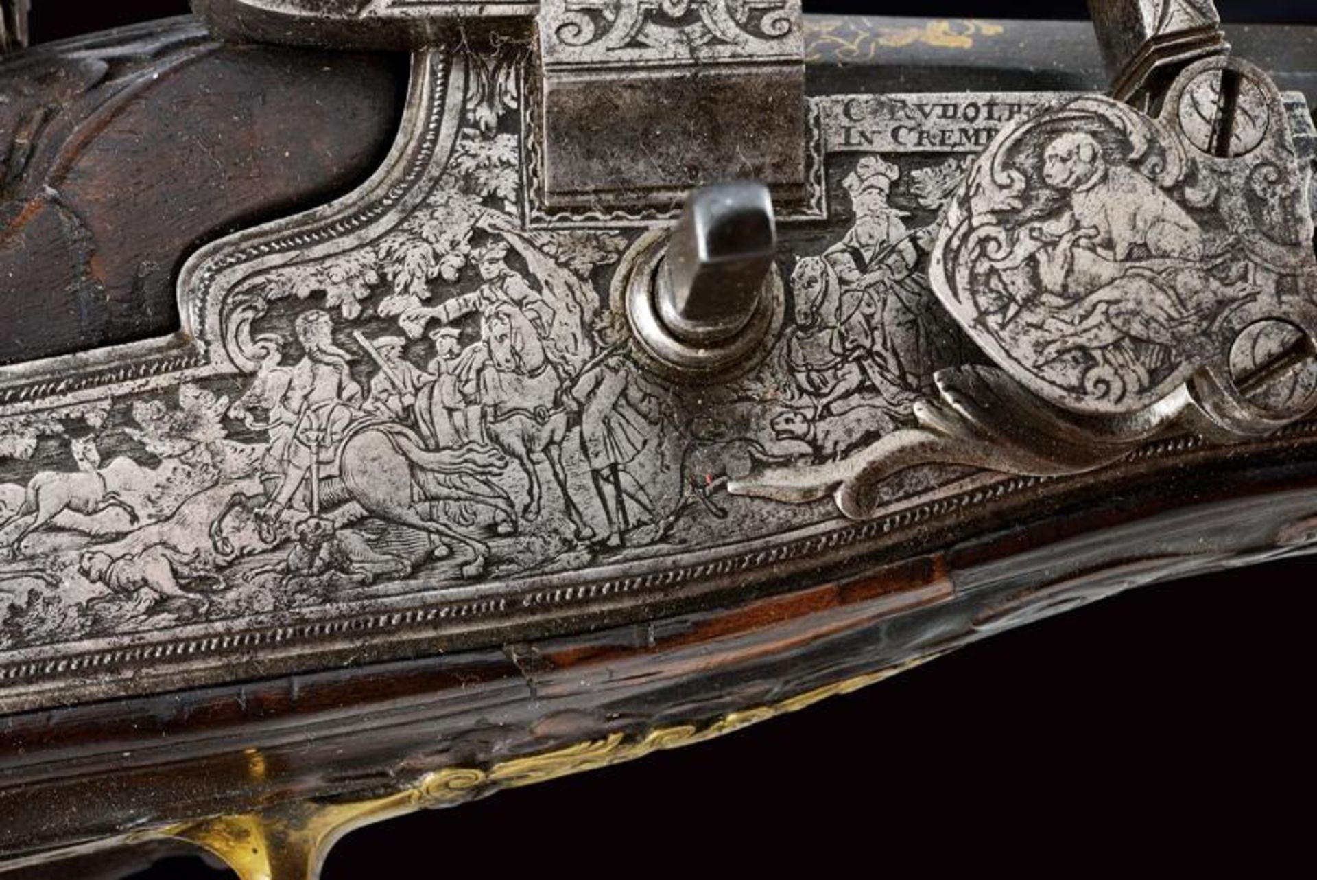 A fine wheel-lock gun by Johann Caspar Rudolph - Image 10 of 14