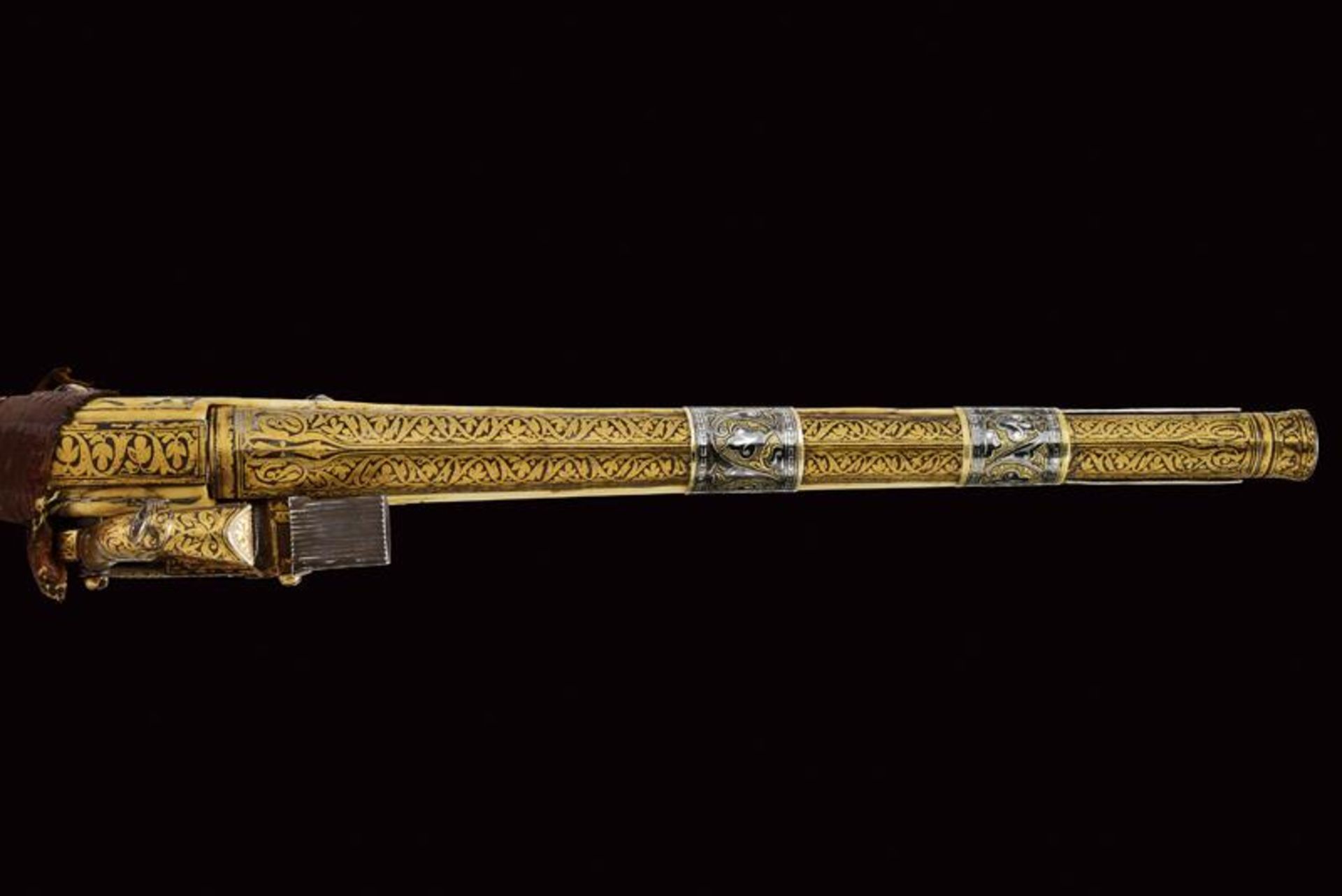 An exceptional miquelet lock Cossack pistol - Bild 7 aus 16