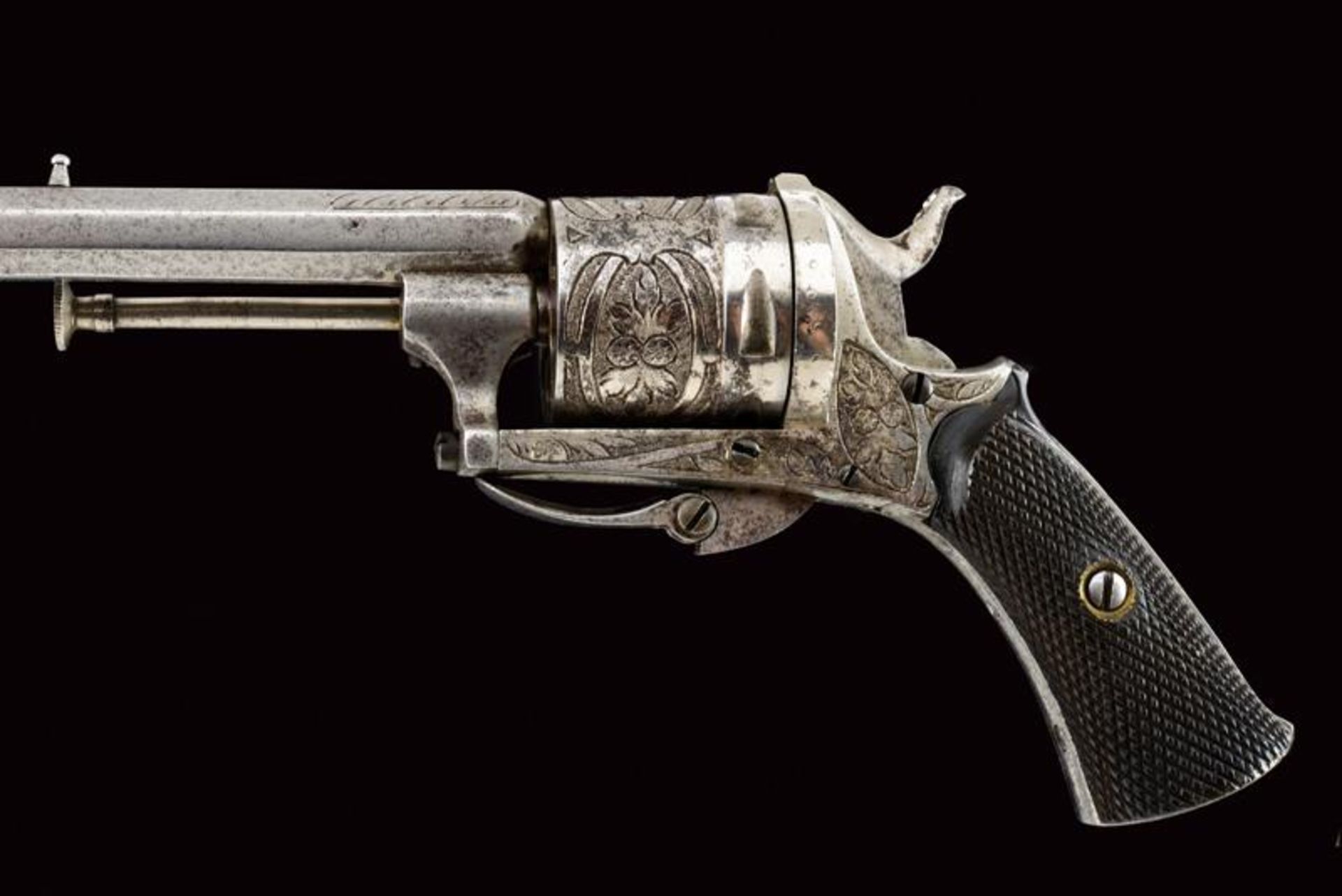 A fine center fire revolver with long barrel - Image 2 of 5