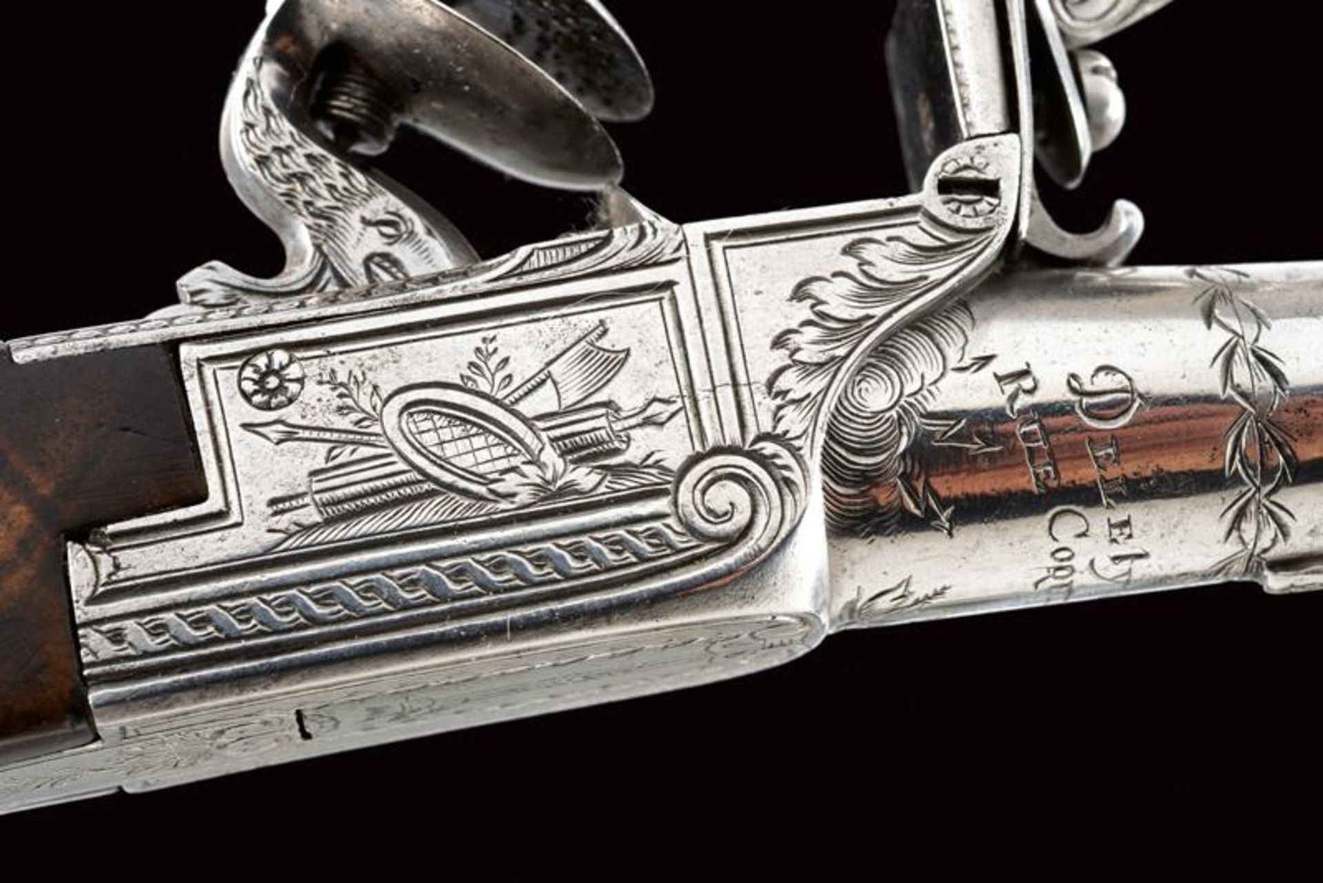 A beautiful flintlock pocket pistol by Delety - Image 3 of 8